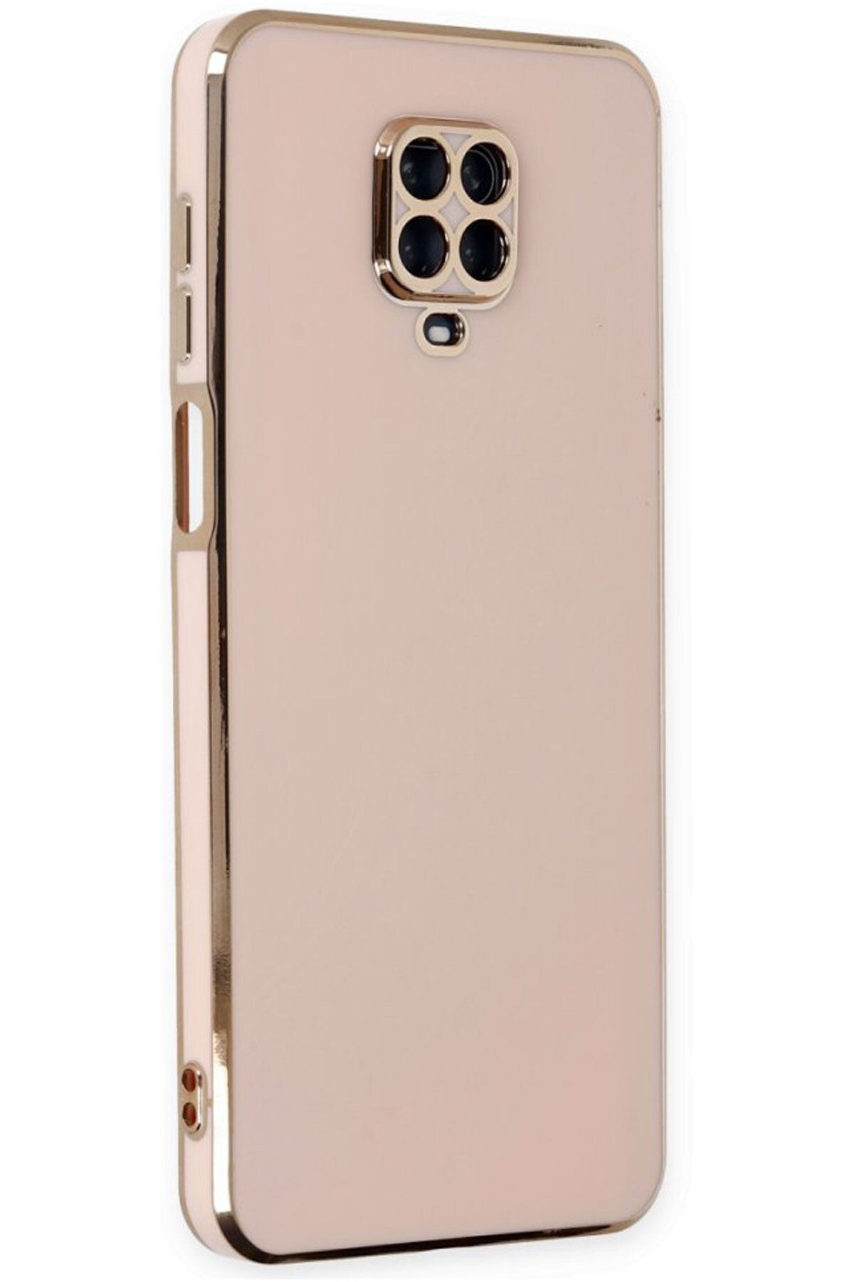 CEPSTOK Xiaomi Redmi Note 9 Pro/Note 9S Kılıf Kenar Detaylı Yumuşak Parlak Silikon