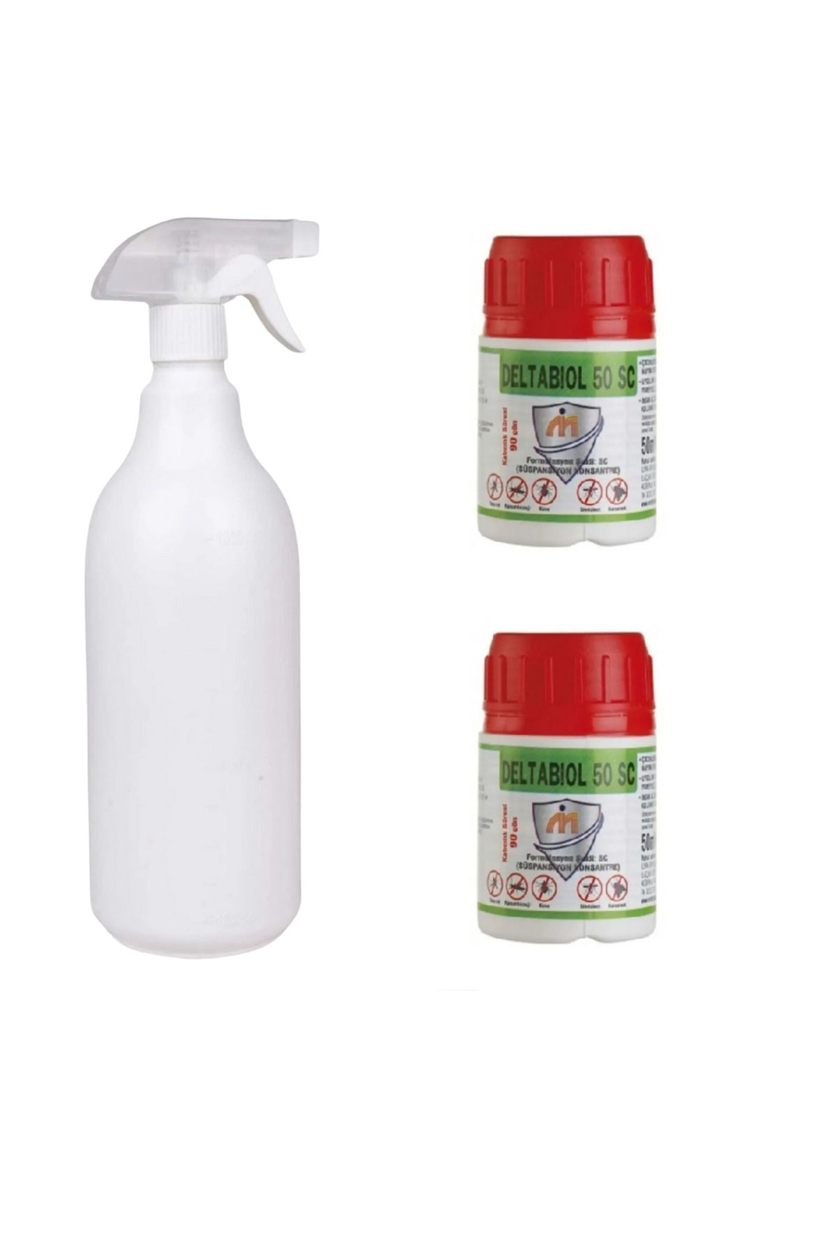 serdaroğlu Haşere Böcek Sinek İlacı Deltabiol 50ML 2 Adet / 1L Fıstıs Sprey Püskürtücü