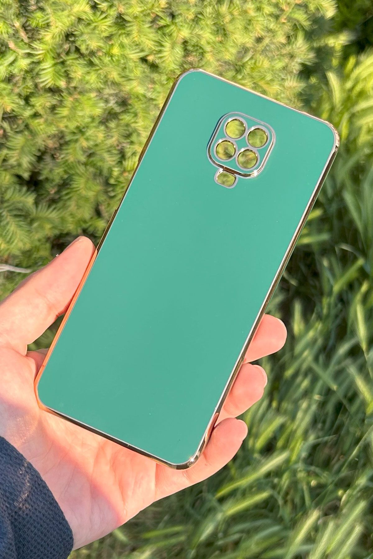 CEPSTOK Xiaomi Redmi Note 9 Pro/Note 9S Kılıf Kenar Detaylı Yumuşak Parlak Silikon