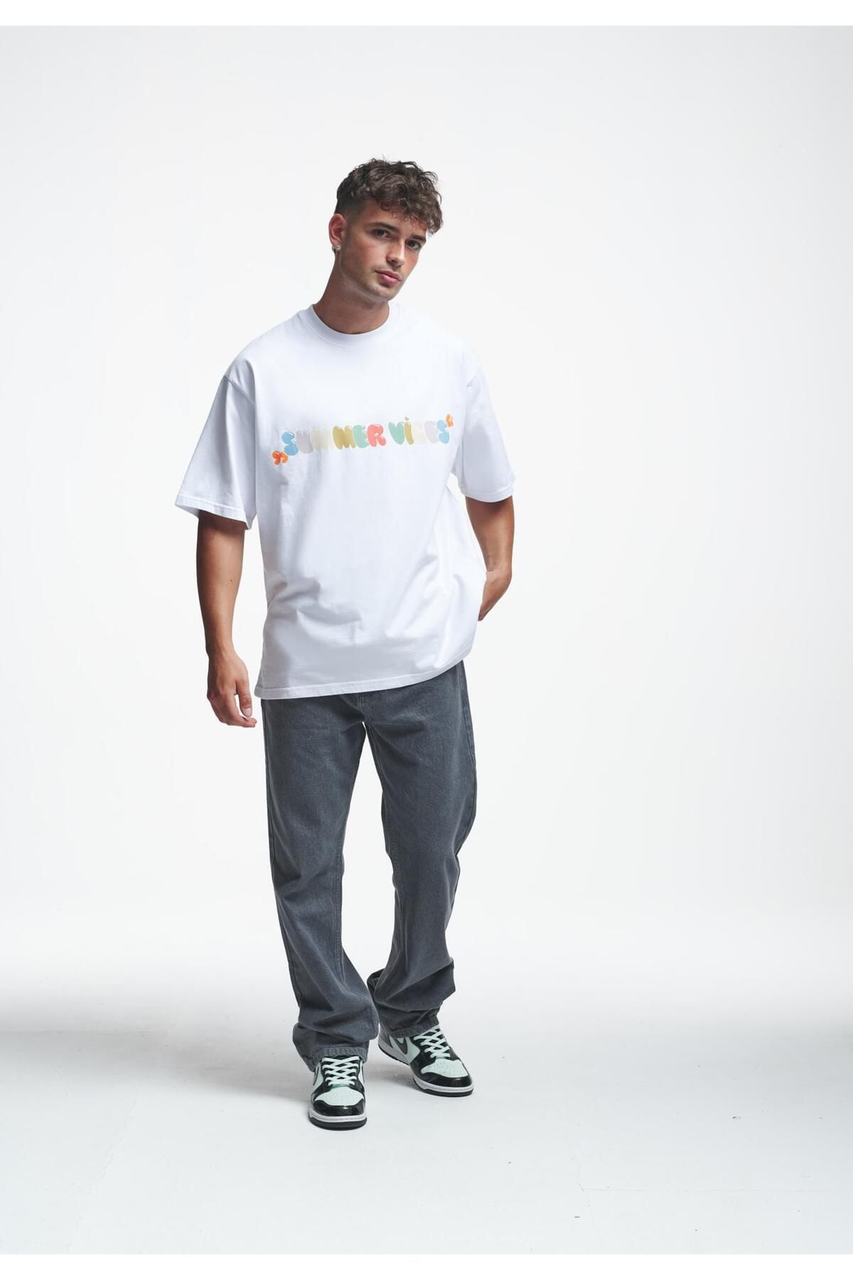 2Y-Herren Summer Vibes Oversize Tee 4