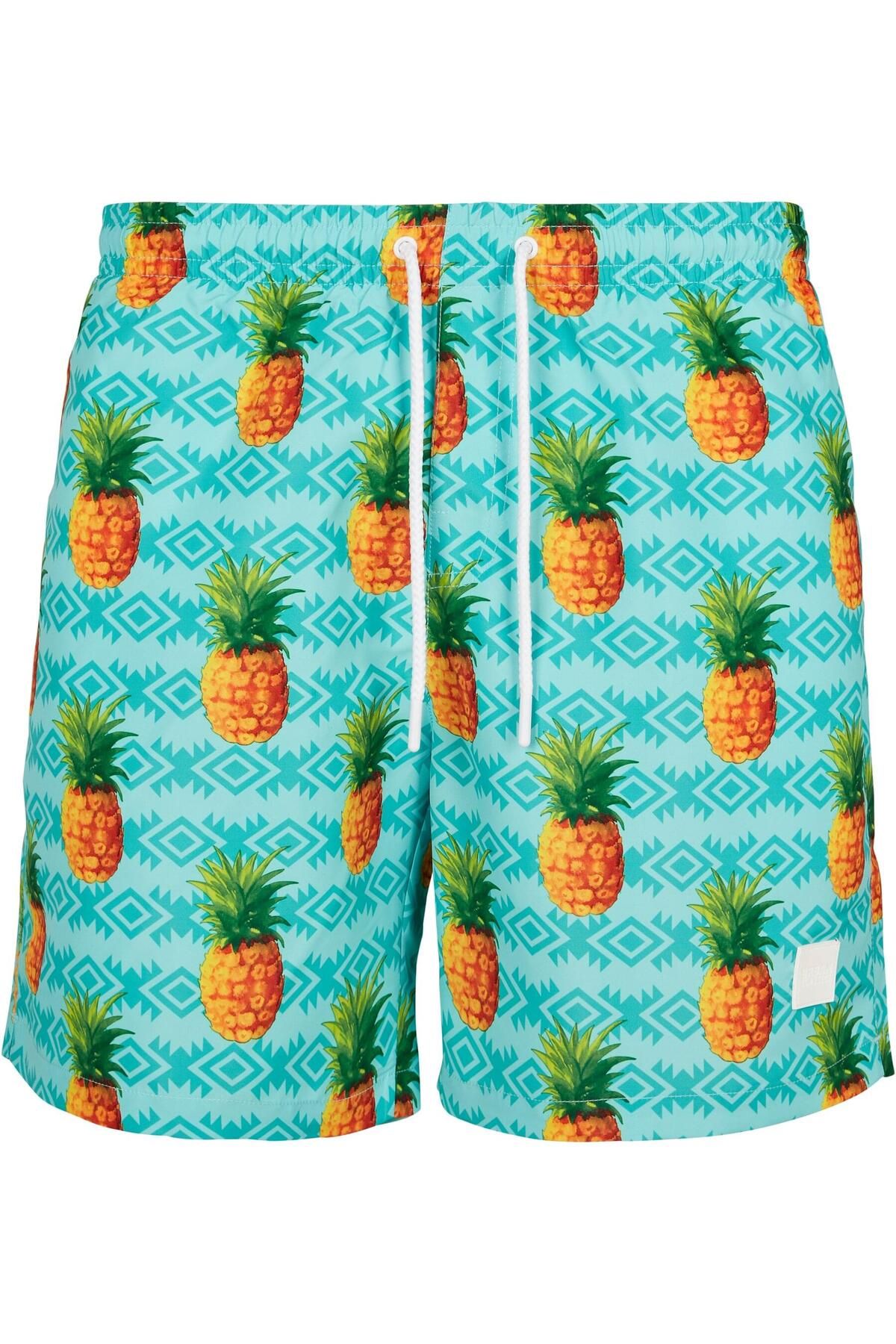 Urban Classics-Herren Pattern Swim Shorts 1
