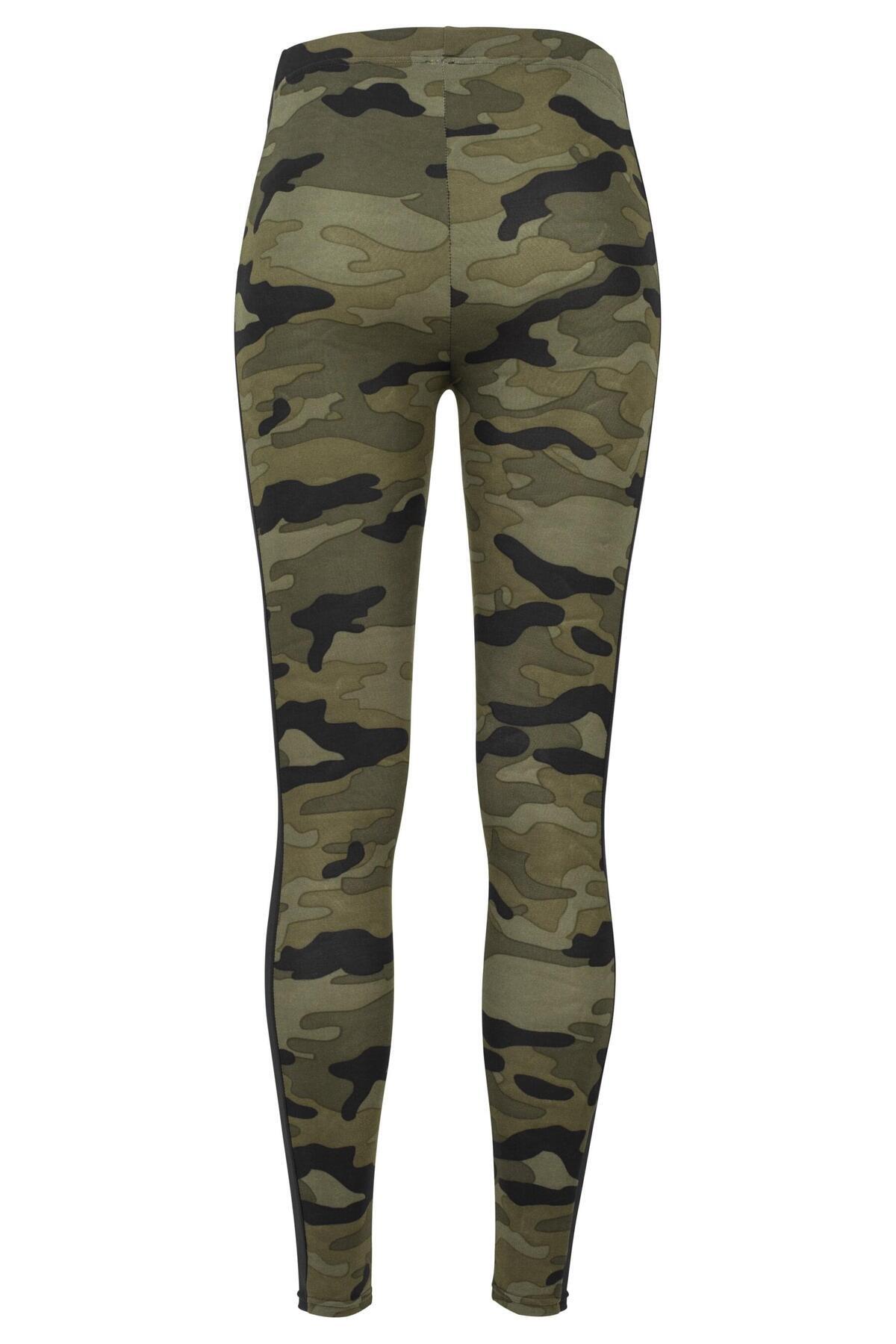 Urban Classics-Damen Ladies Camo Stripe Leggings 2