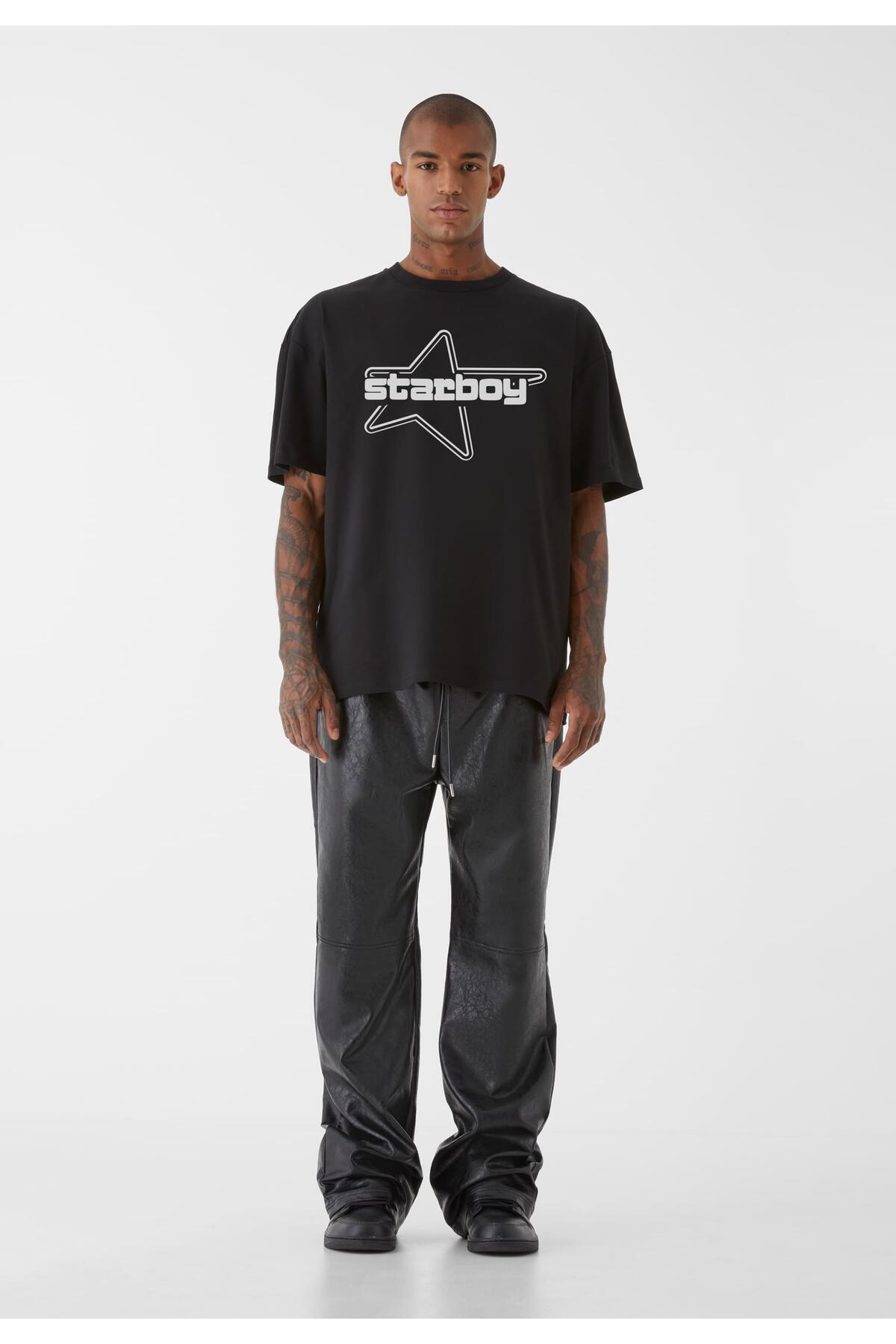 9N1M SENSE-Herren SENSE Y2K STARBOY T-Shirt Black / White 4