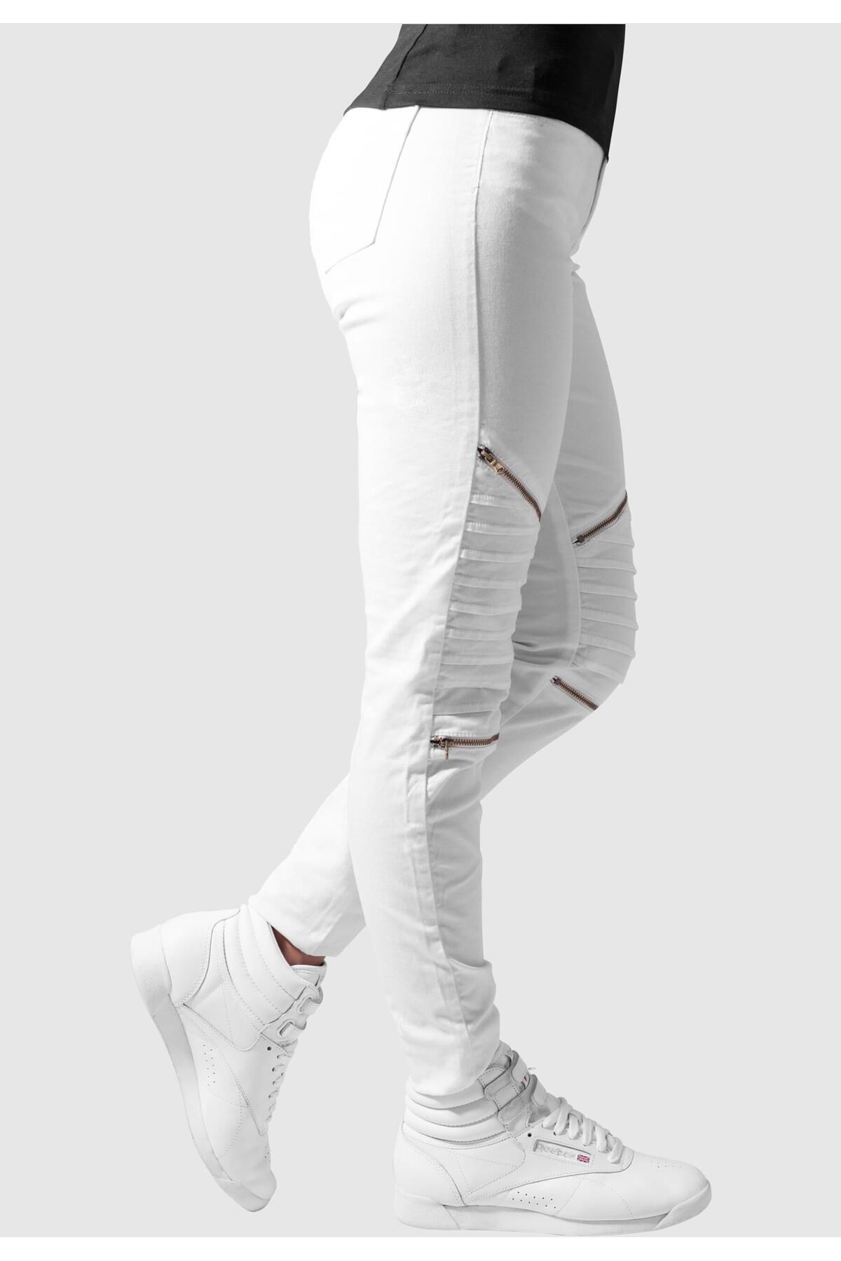 Urban Classics-Damen Ladies Stretch Biker Pants 8