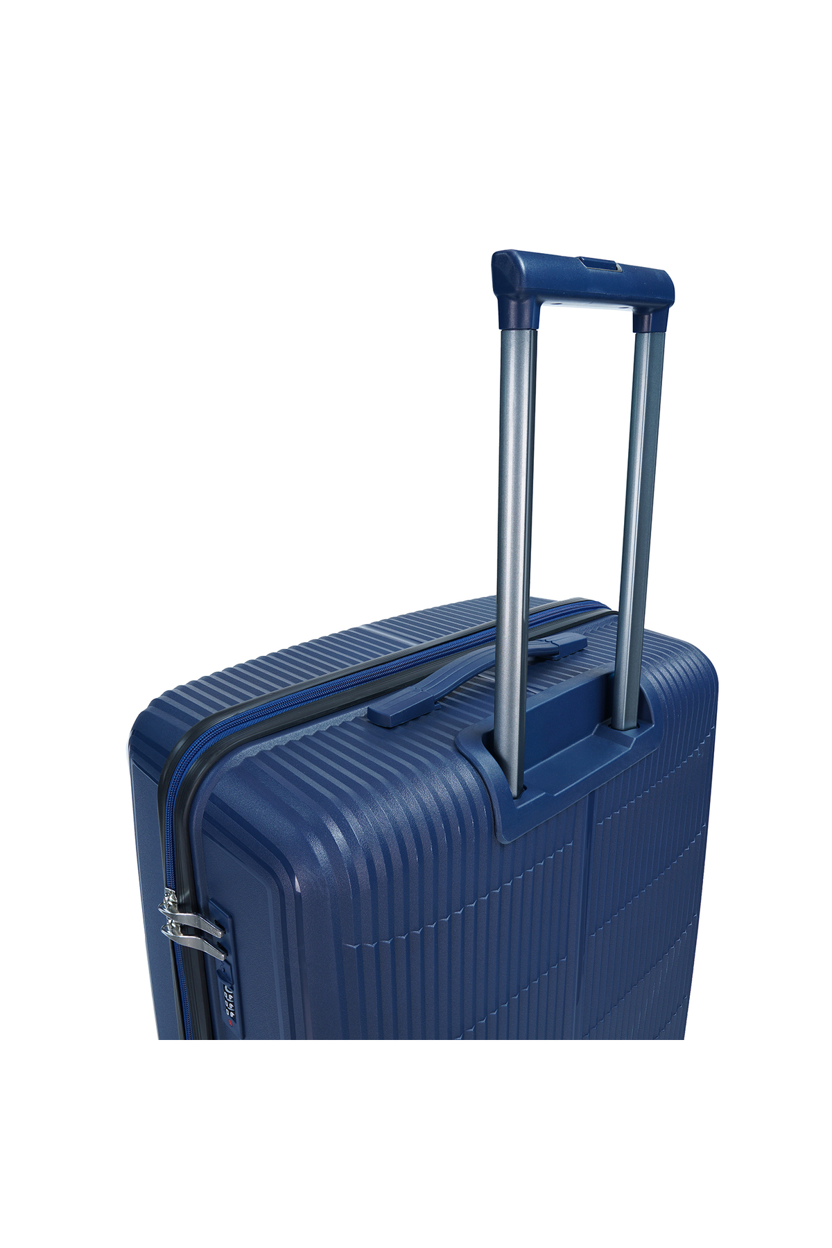 Wexta  Wx-pp810 Lacivert Büyük Boy Valiz Polipropilen Kırılmaz Pp Valiz / Premium Seyahat Bavulu / - Görsel 6