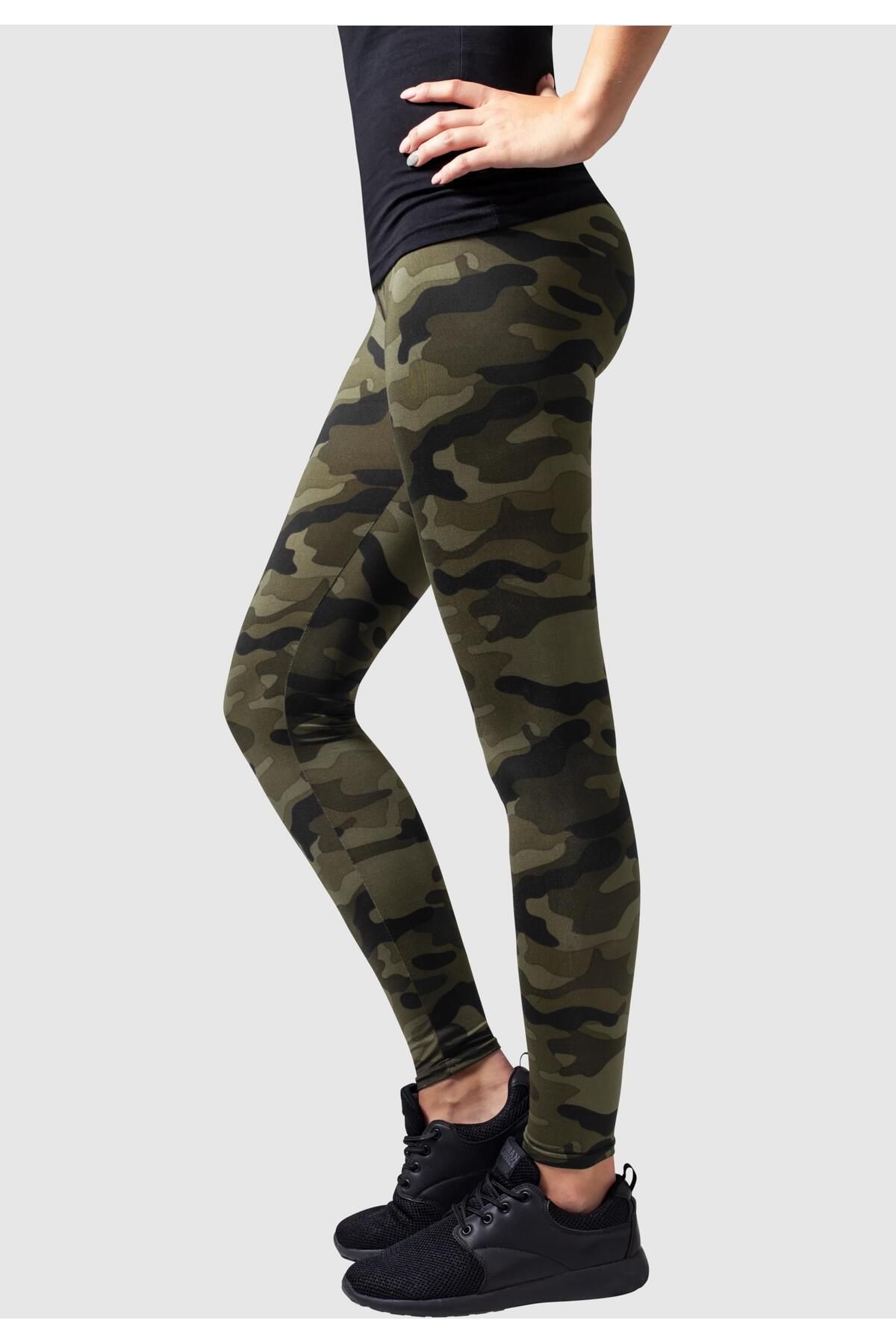 Urban Classics-Damen Ladies Camo Leggings 7