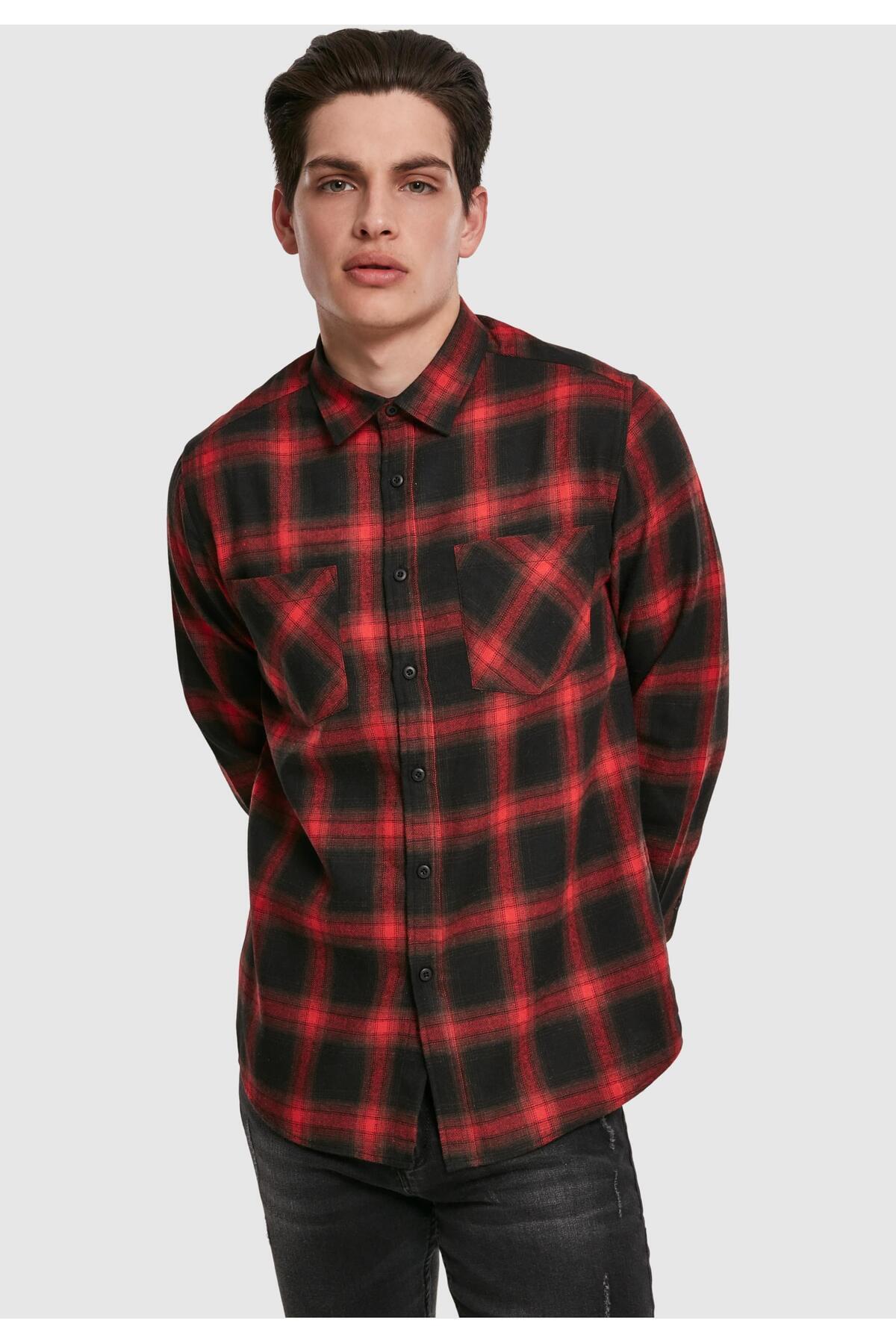 Urban Classics-Herren Checked Flanell Shirt 6 6