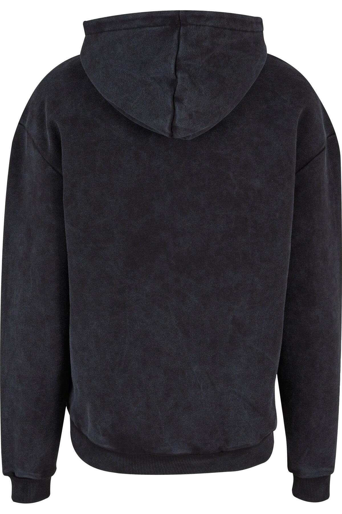 9N1M SENSE-Herren Sense Goth Print Hoodie Washed 3