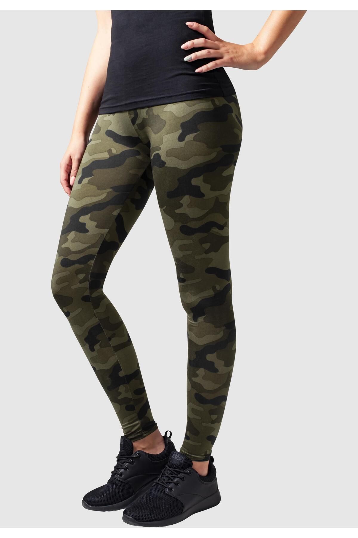 Urban Classics-Damen Ladies Camo Leggings 6