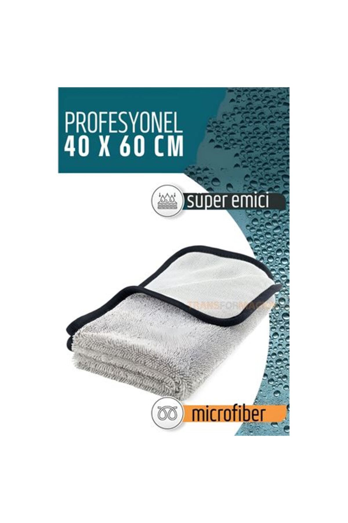 Skygo Çift Yüzeyli Profesyonel Microfiber Havlu - Süper Emici Temizlik Bezi 40 x 60 cm
