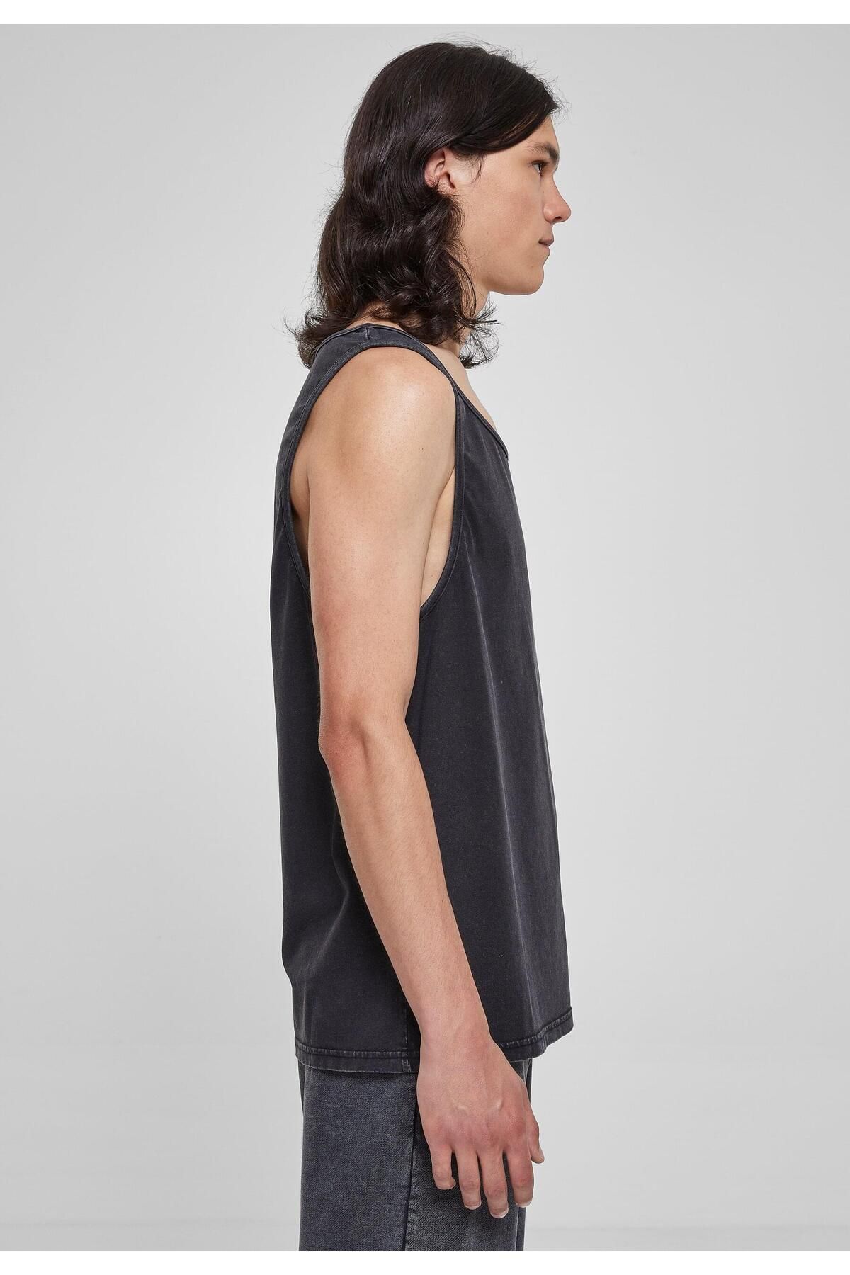 Urban Classics-Herren Heavy Oversized Acid Wash Tank 6