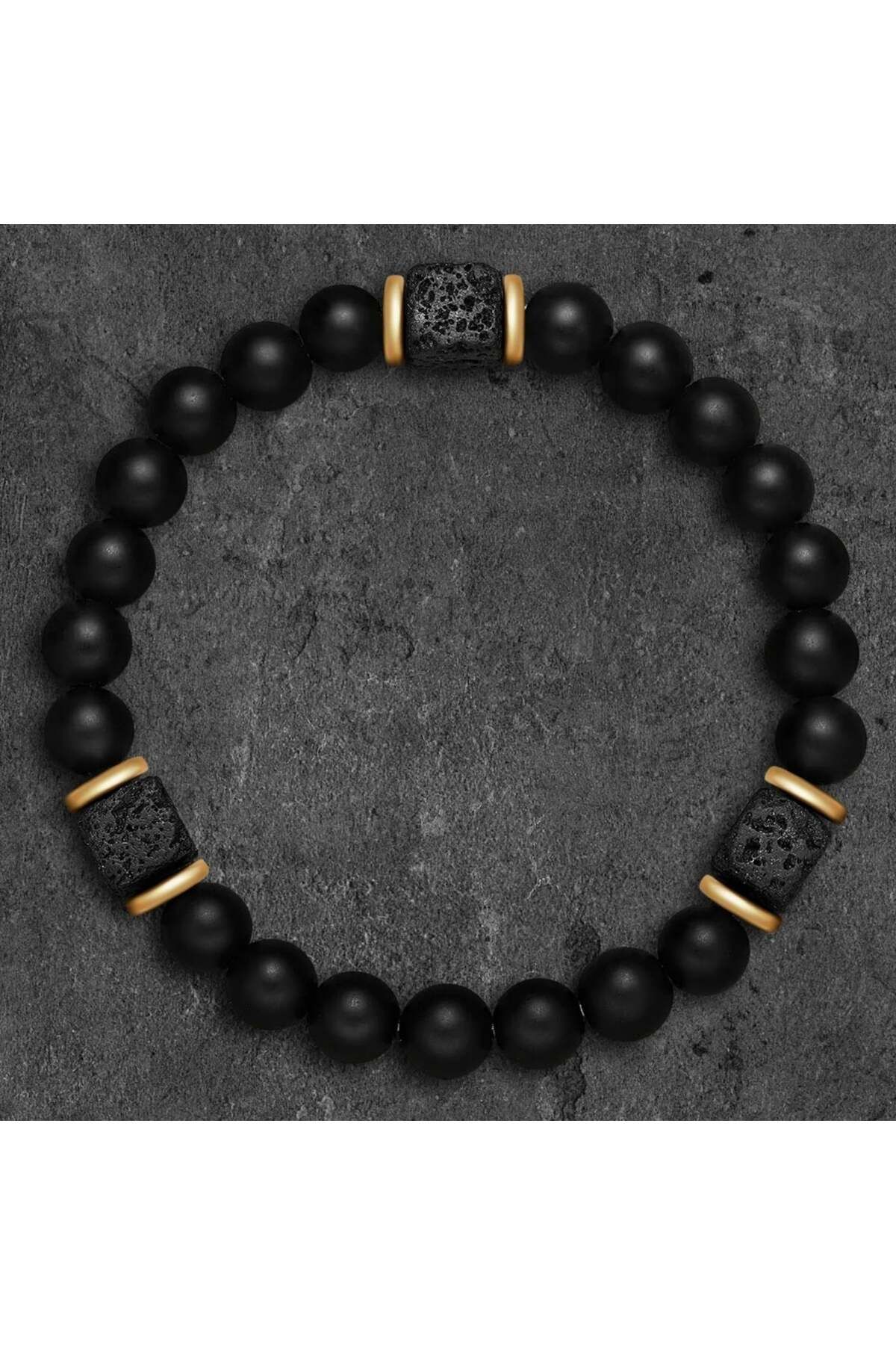 HOBİSY GIFT SHOP Koruyucu Enerji Bilekliği – Siyah Oniks Doğal Taş