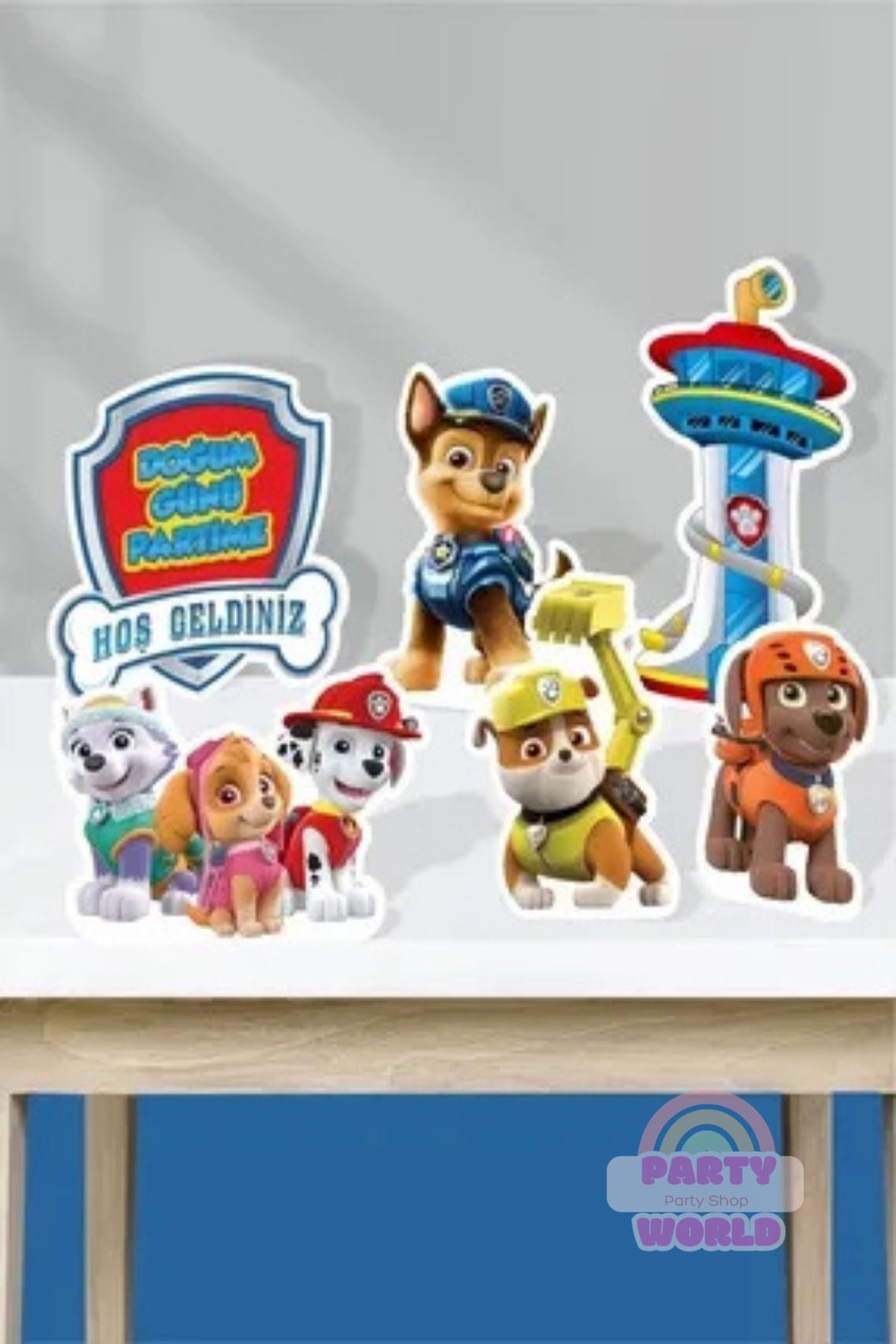party world Paw Patrol Ayaklı Pano Seti – 5 Parça