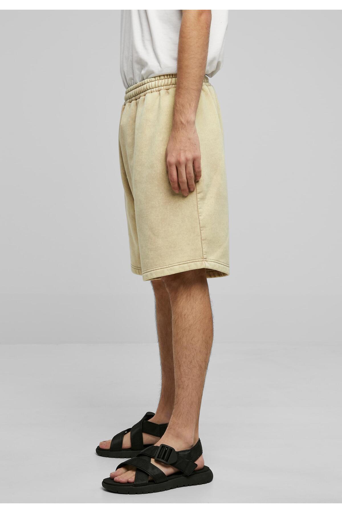 Urban Classics-Herren Heavy Stone Washed Sweat Shorts 8