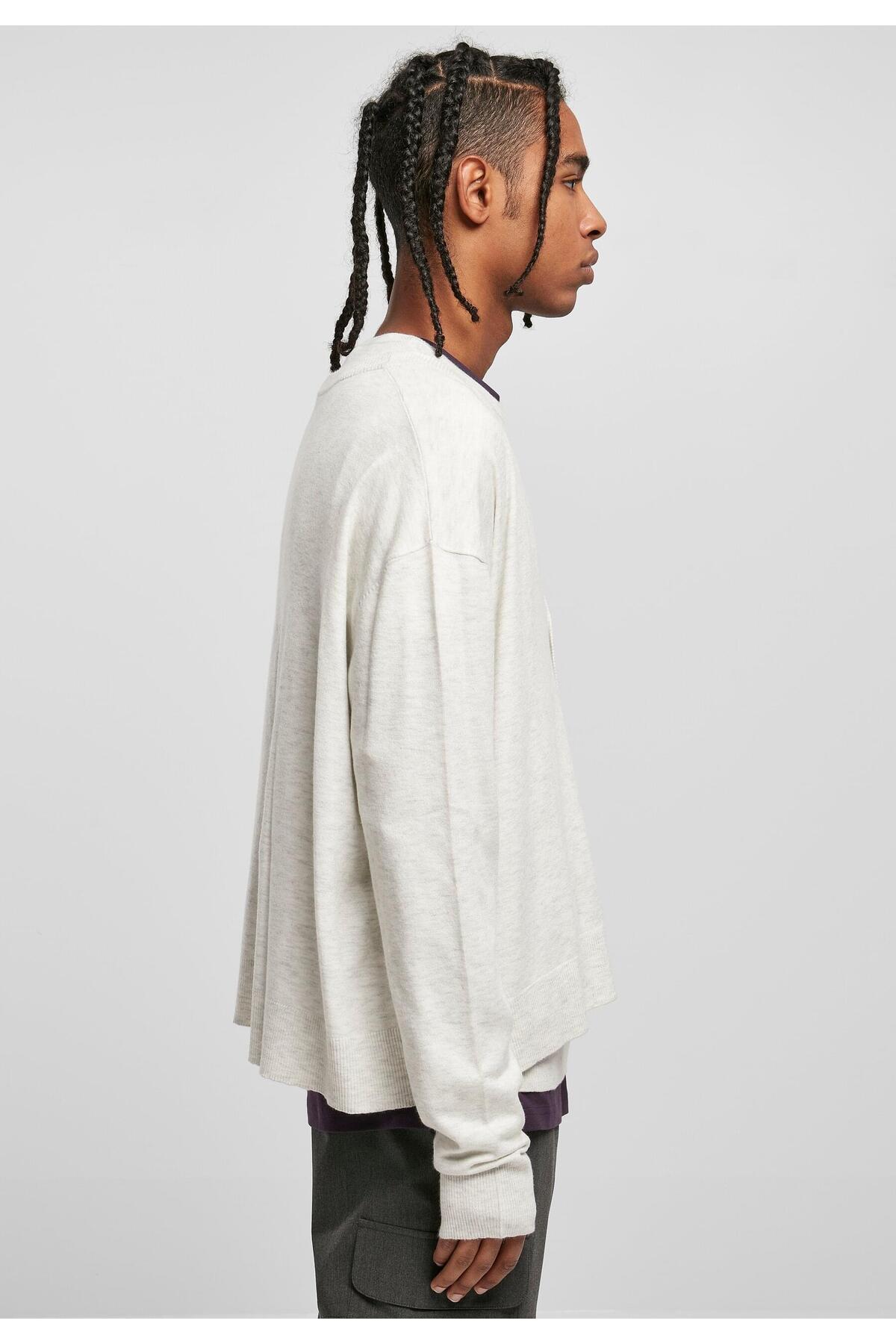 Urban Classics-Herren Mix Boxy Cardigan 8