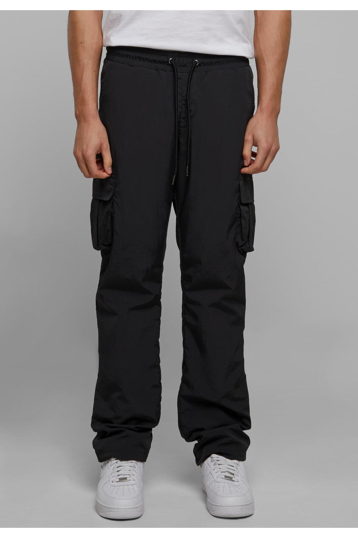 Urban Classics-Herren Straight Leg Nylon Cargo Pants 8