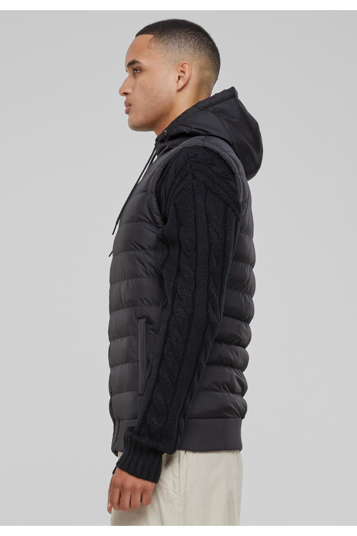 Urban Classics-Herren Small Bubble Hooded Vest 8