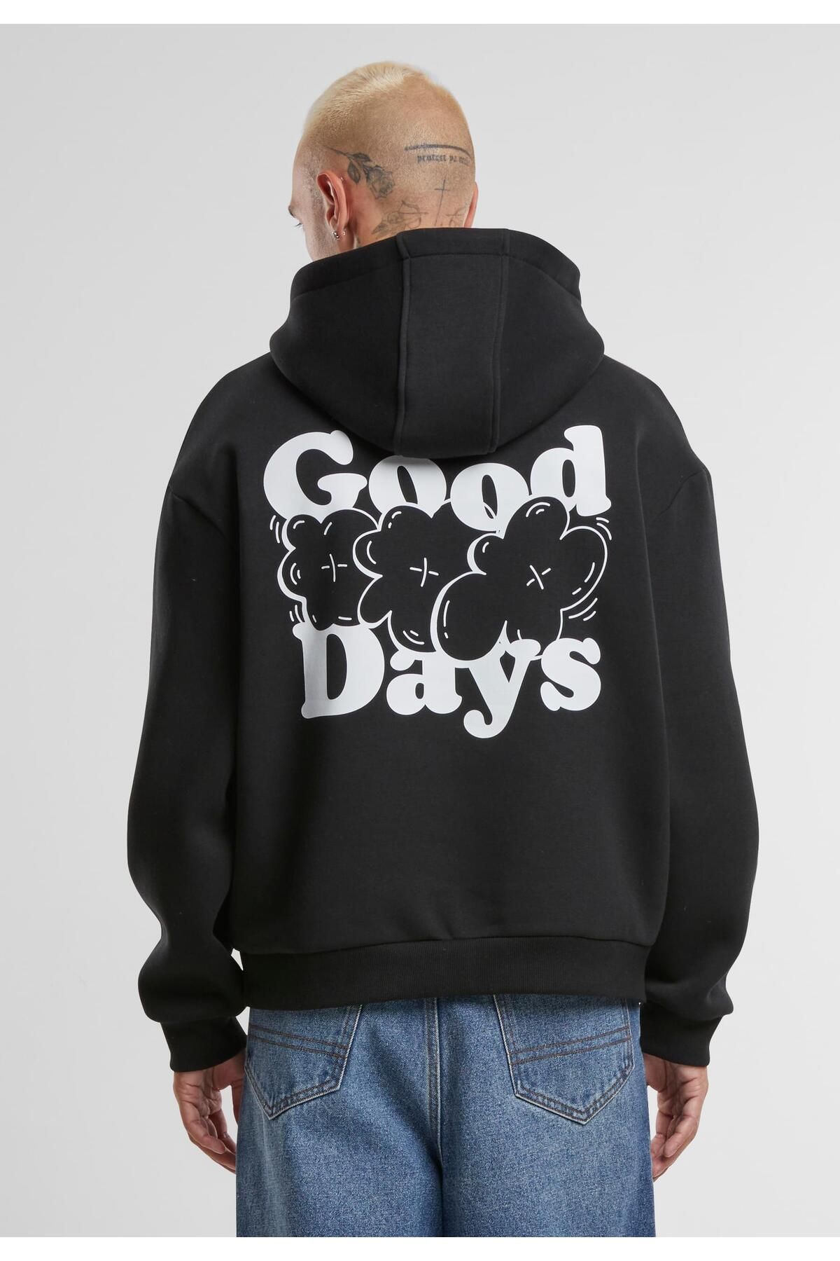 Upscale by Mister Tee-Flauschiger Kapuzenpullover „Good Days“ 4