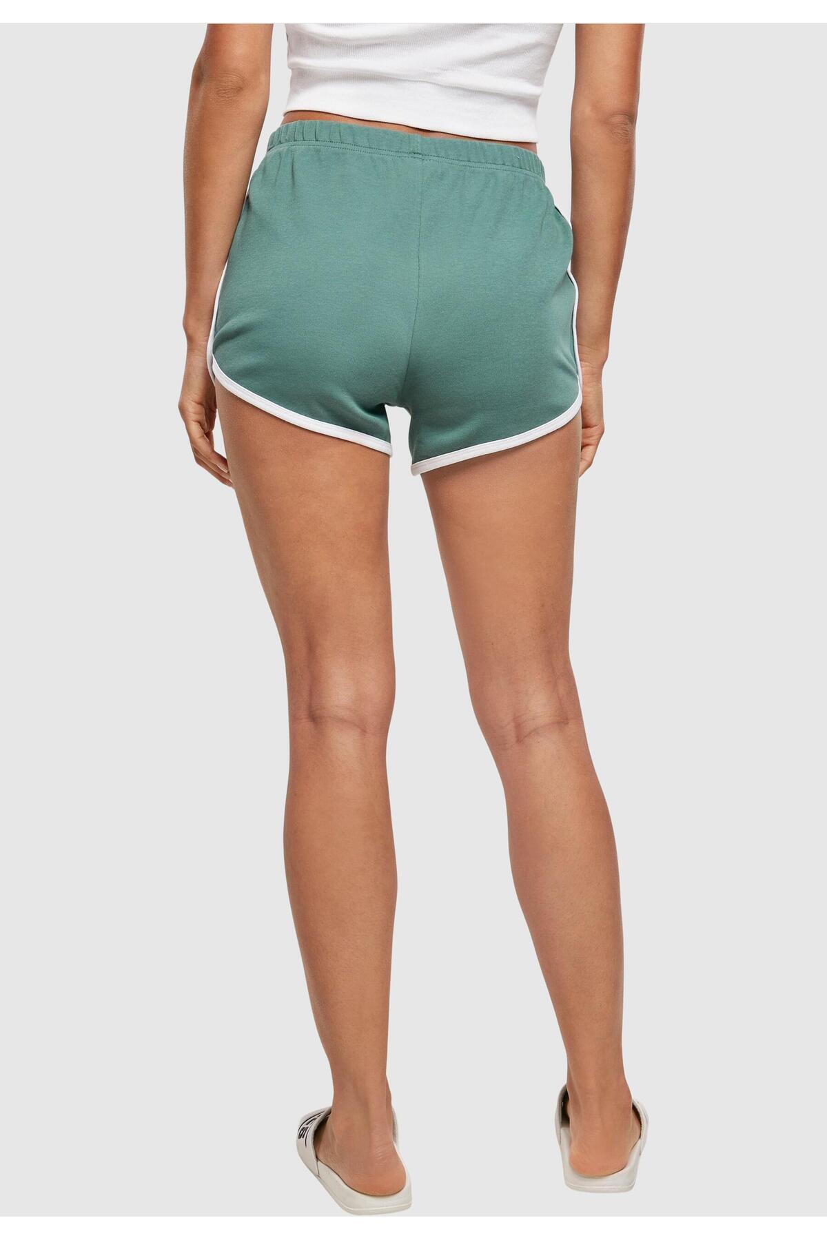 Urban Classics-Damen Ladies Interlock Retro Hotpants 7