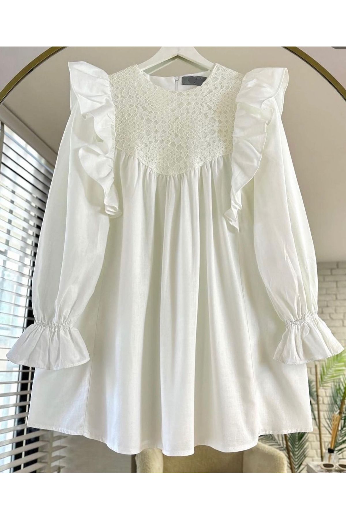 Kağanbutik Fırfırlı Gömlek