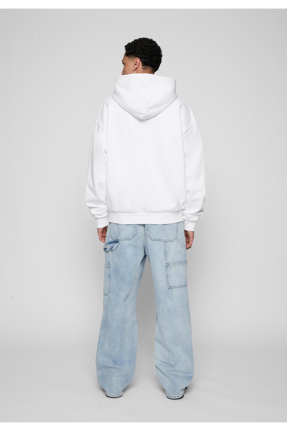 9N1M SENSE-Herren Sense Y2k Starboy Black And White Hoodie 5