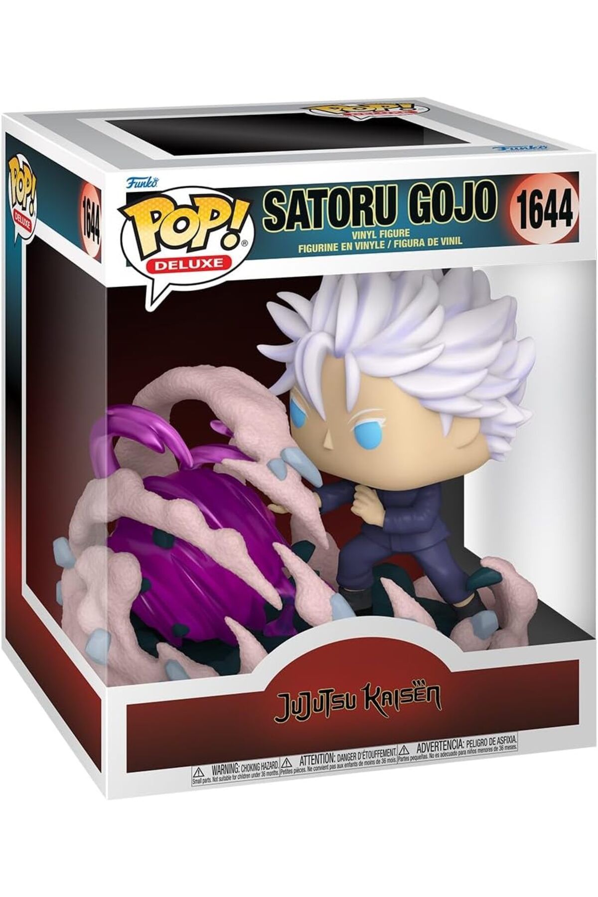 Funko Pop! Deluxe: Jujutsu Kaisen, Satoru Gojo (HT: Mor) Vinil Koleksiyon Figürü