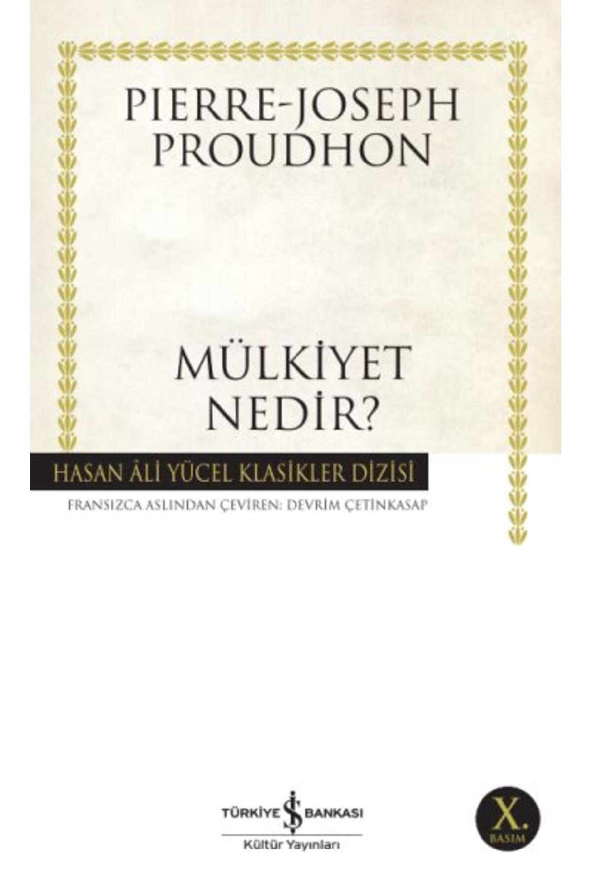 Destek Yayınları Mülkiyet Nedir Hasan Ali Yücel Klasikleri