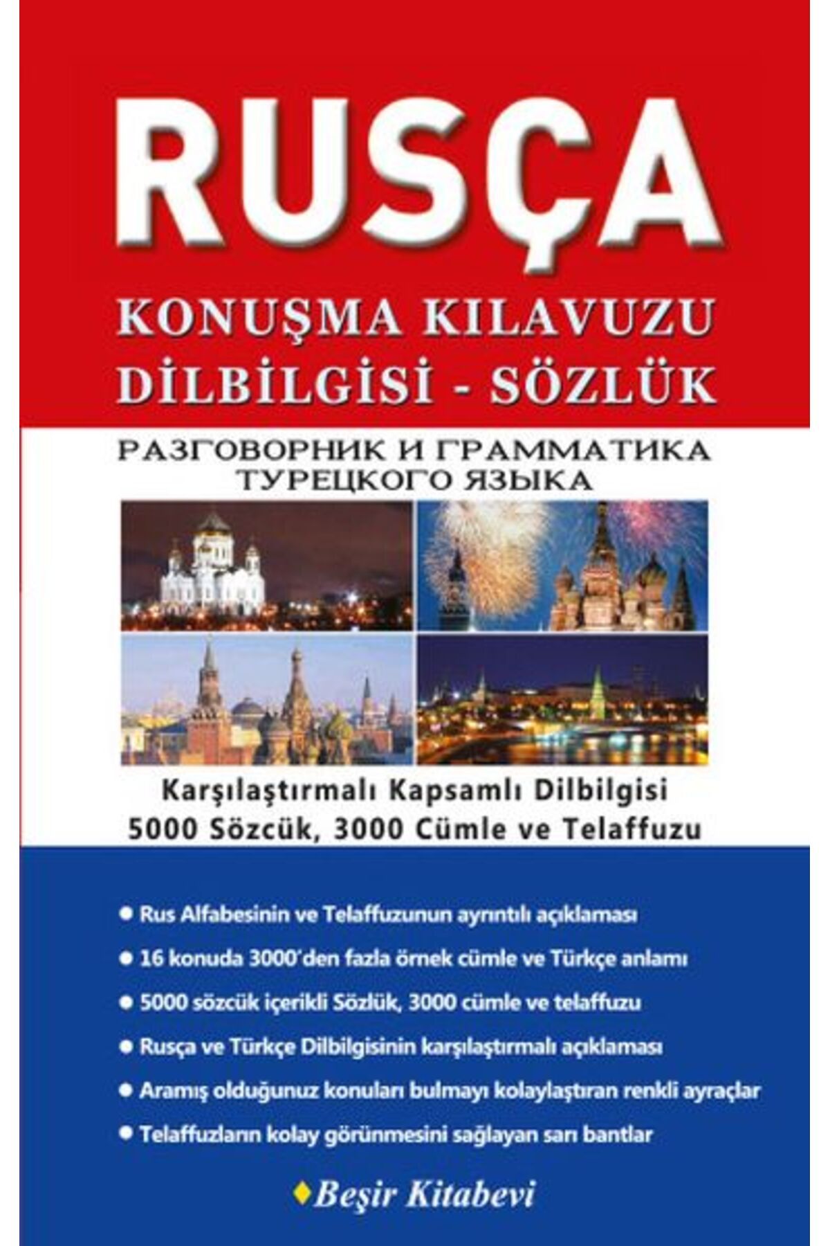 Beşir Kitabevi Rusça Konuşma Kılavuzu Dilbilgisi Sözlük