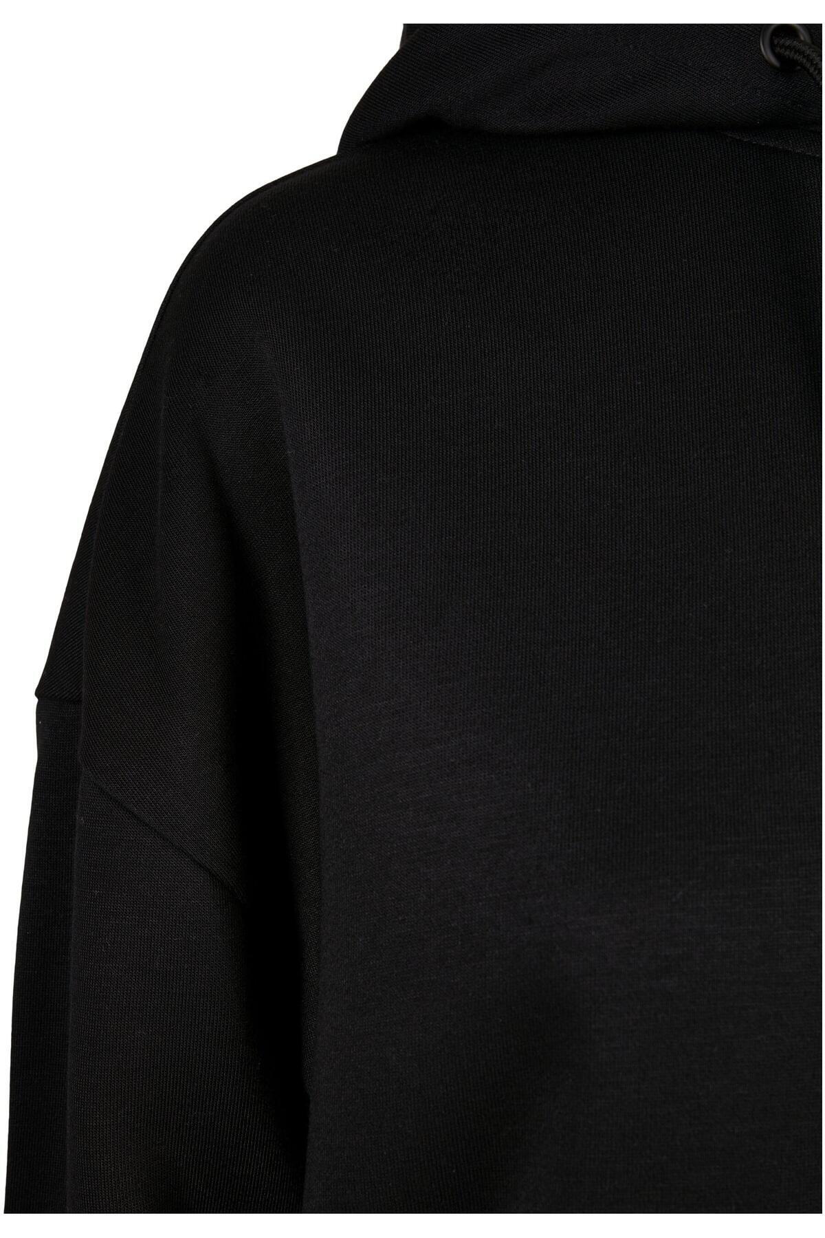 Urban Classics-Damen Ladies Modal Terry Long Hoody Dress 4