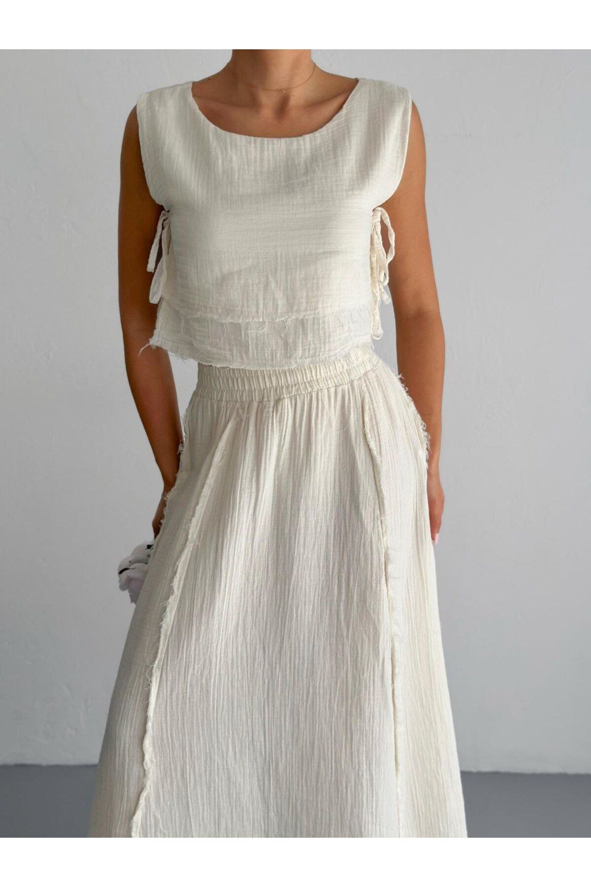 Elegant Müslin İkili Takım