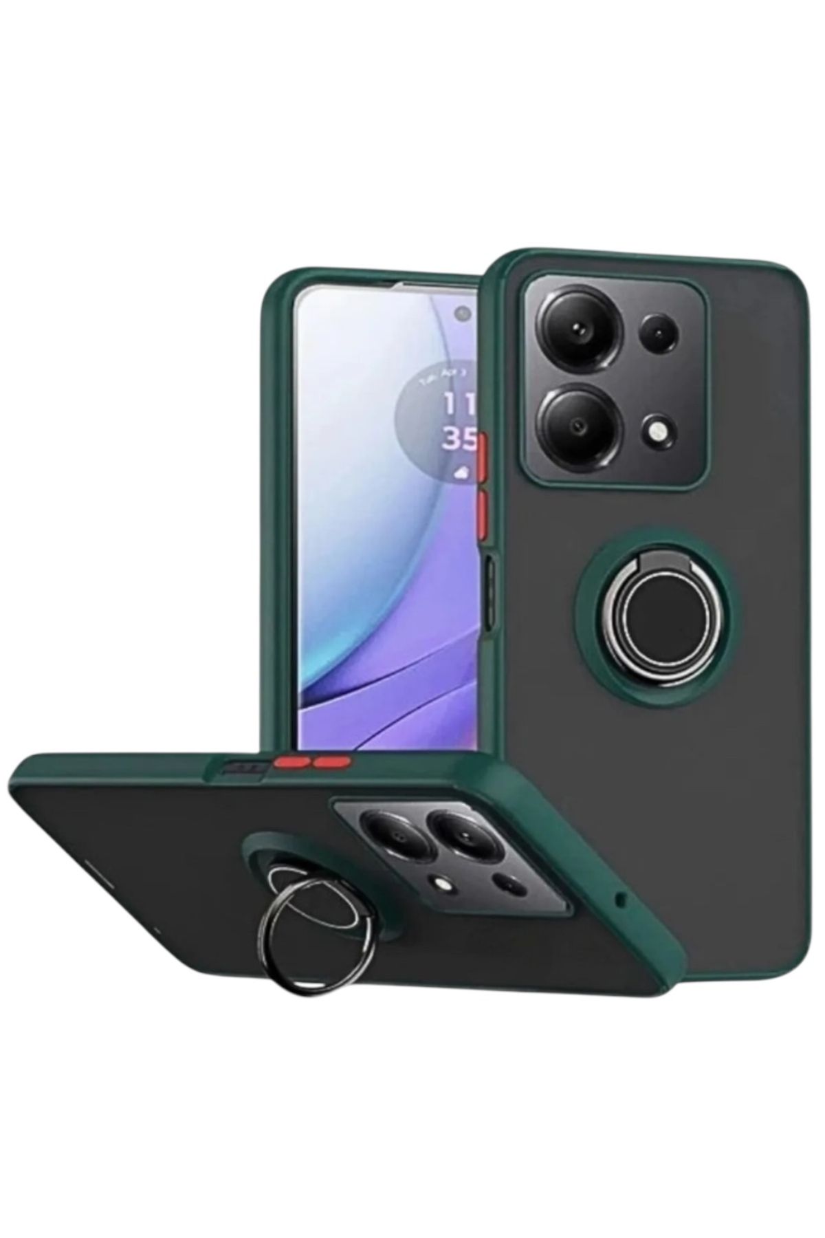 KILIF HOUSE Xiaomi Redmi Note 13 Pro 5G Uyumlu Parmak İzi Tutmayan Standlı Ultra Dayanıklı Koruyucu Kılıf