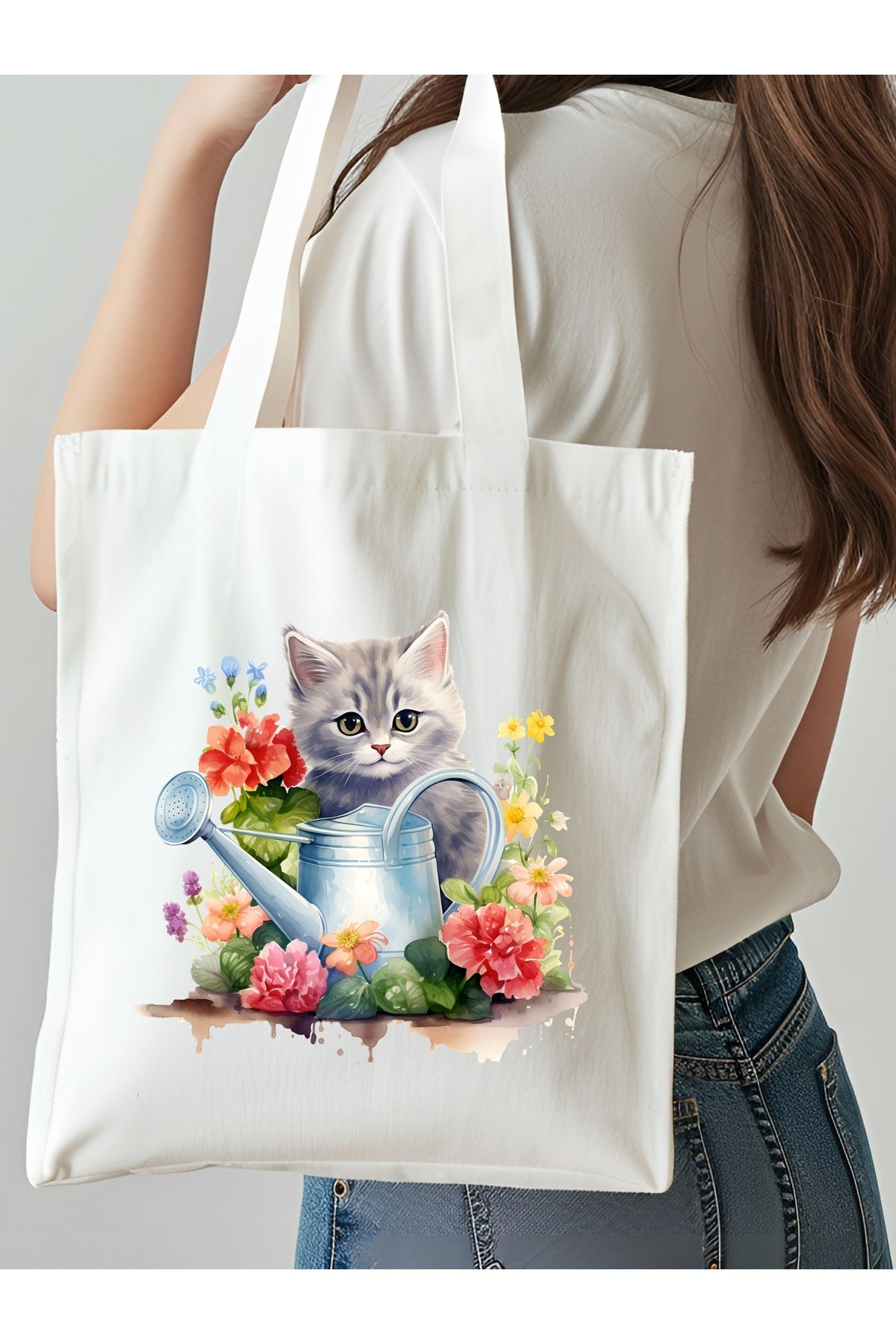NKTCOLLECTİON Omuz Çantası, Plaj Çantası, Tote bag, Kadın Çanta, Bez Çanta, Çanta