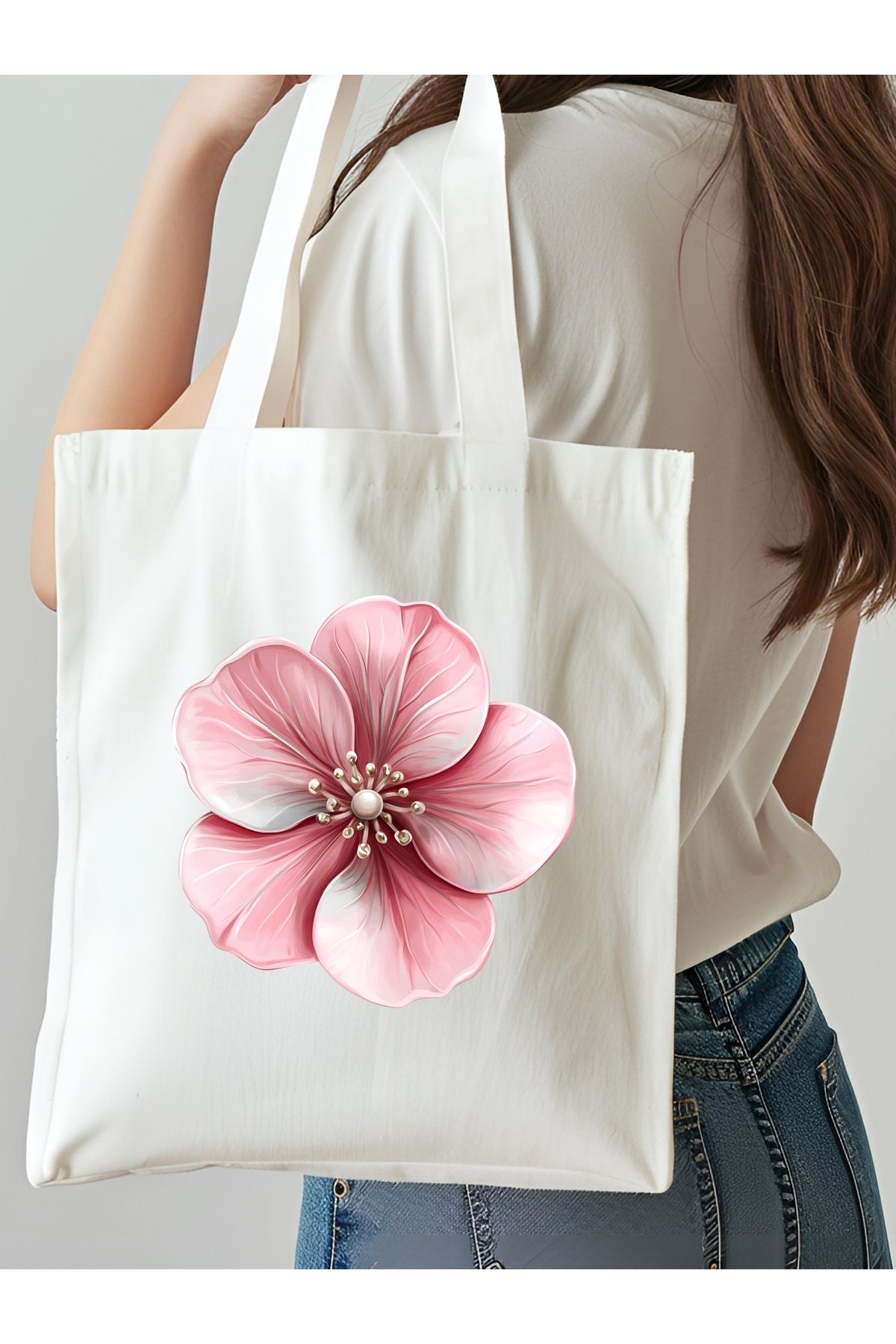 NKTCOLLECTİON Omuz Çantası, Plaj Çantası, Tote bag, Kadın Çanta, Bez Çanta, Çanta