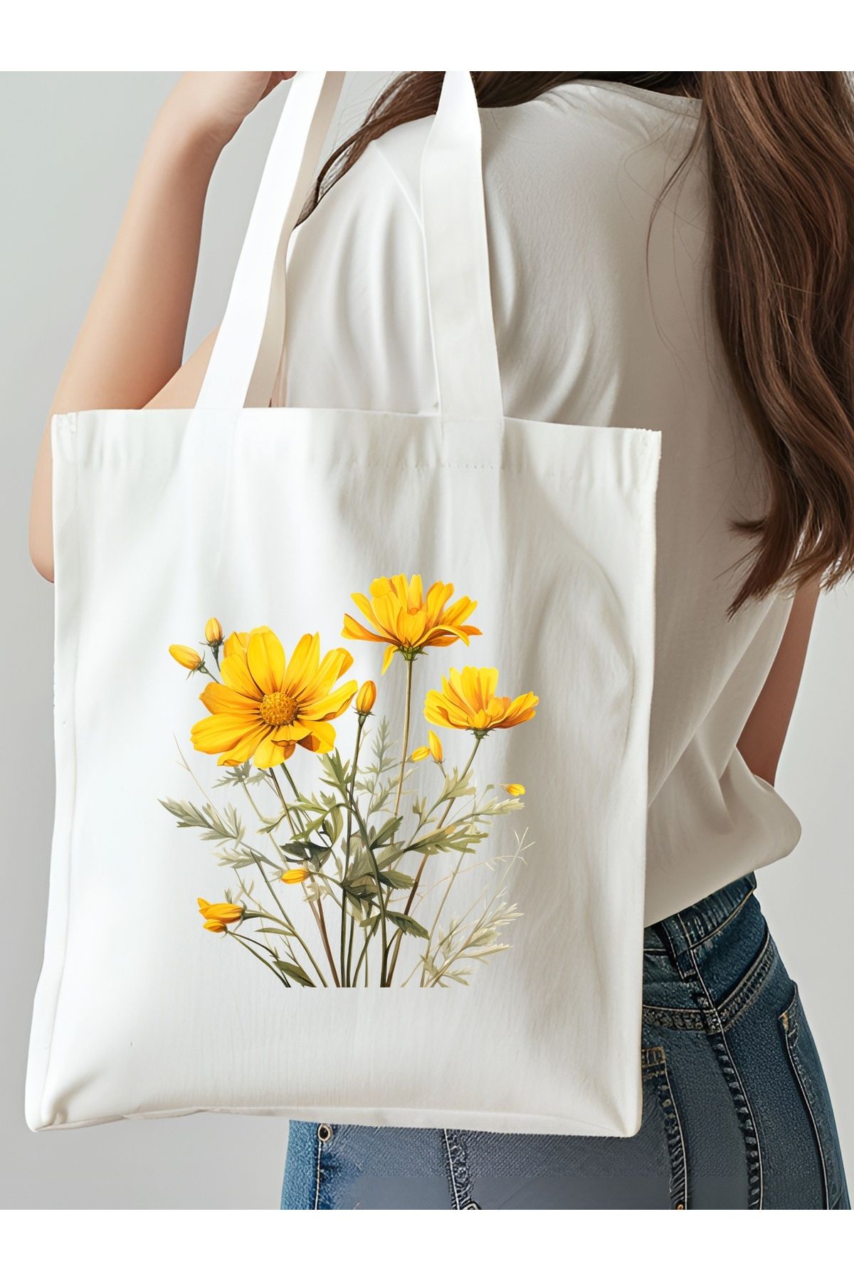 NKTCOLLECTİON Omuz Çantası, Plaj Çantası, Tote bag, Kadın Çanta, Bez Çanta, Çanta