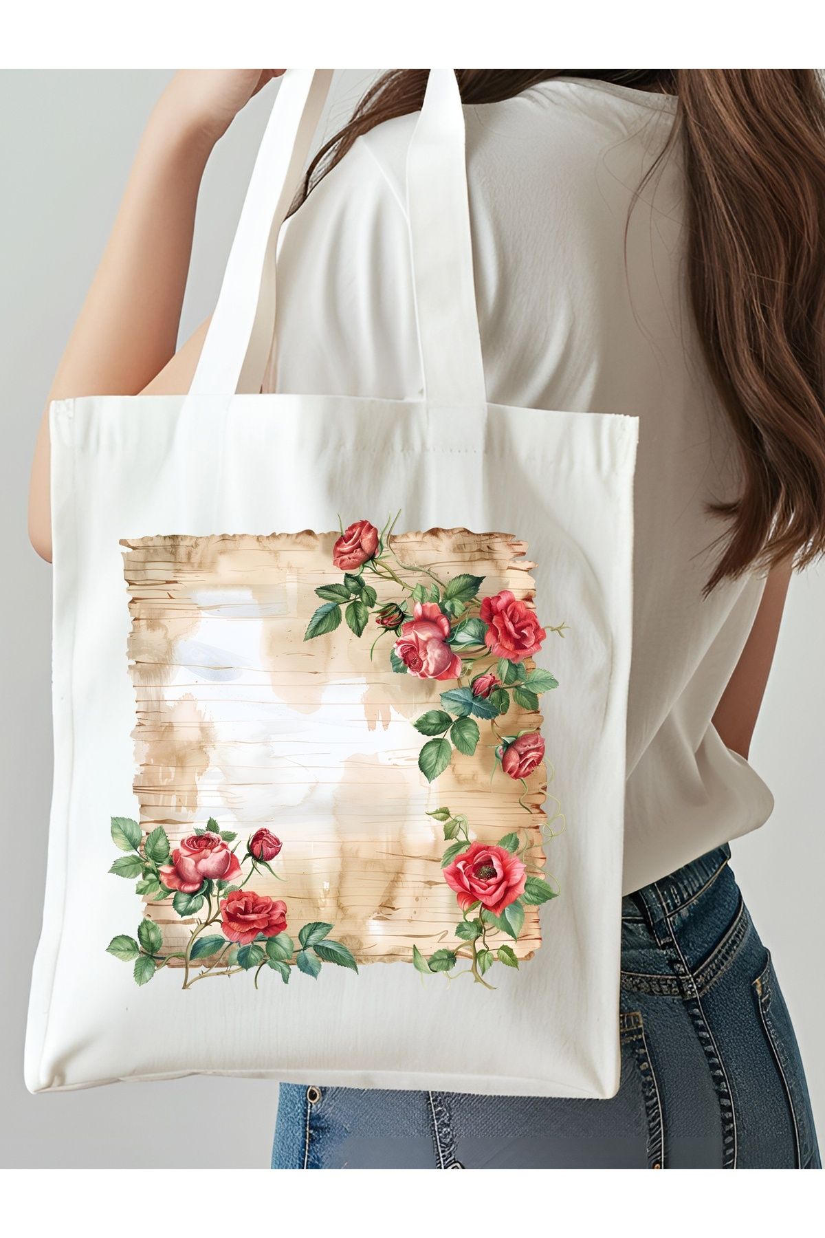 NKTCOLLECTİON Omuz Çantası, Plaj Çantası, Tote bag, Kadın Çanta, Bez Çanta, Çanta