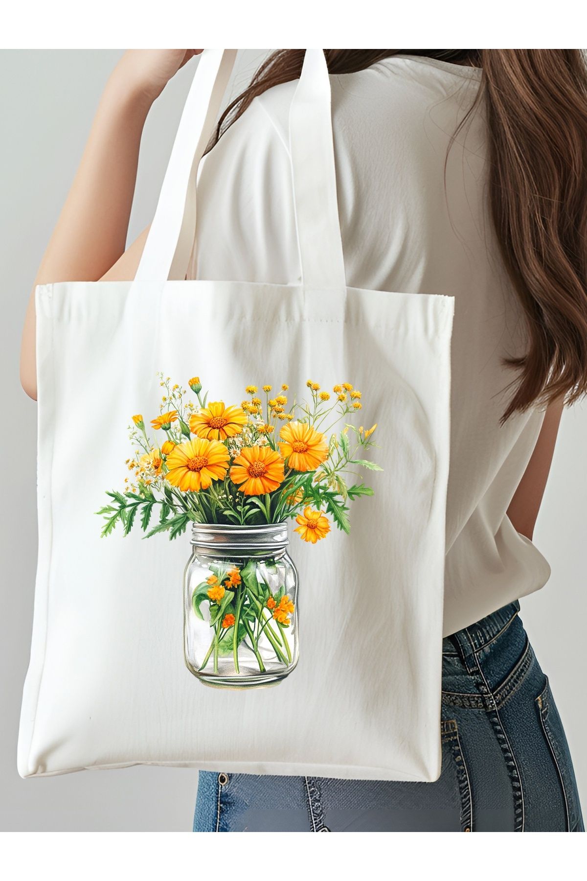 NKTCOLLECTİON Omuz Çantası, Plaj Çantası, Tote bag, Kadın Çanta, Bez Çanta, Çanta