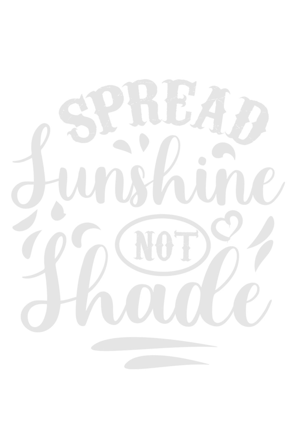 StoryGift Romania Sticker Adeziv 90cm Exterior Cu Textul "raspandeste Razele De Soare, Nu Umbra" , Vinyl Alb, 90 Cm - One Size