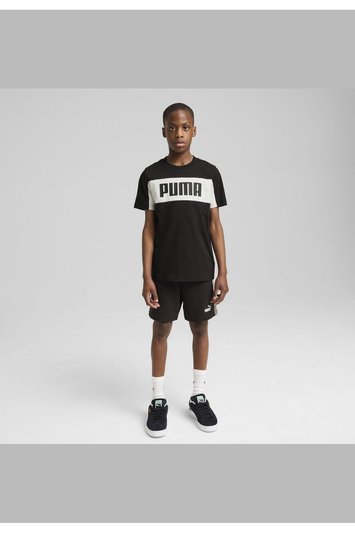 Puma-Essentials Block Tee Youth 1
