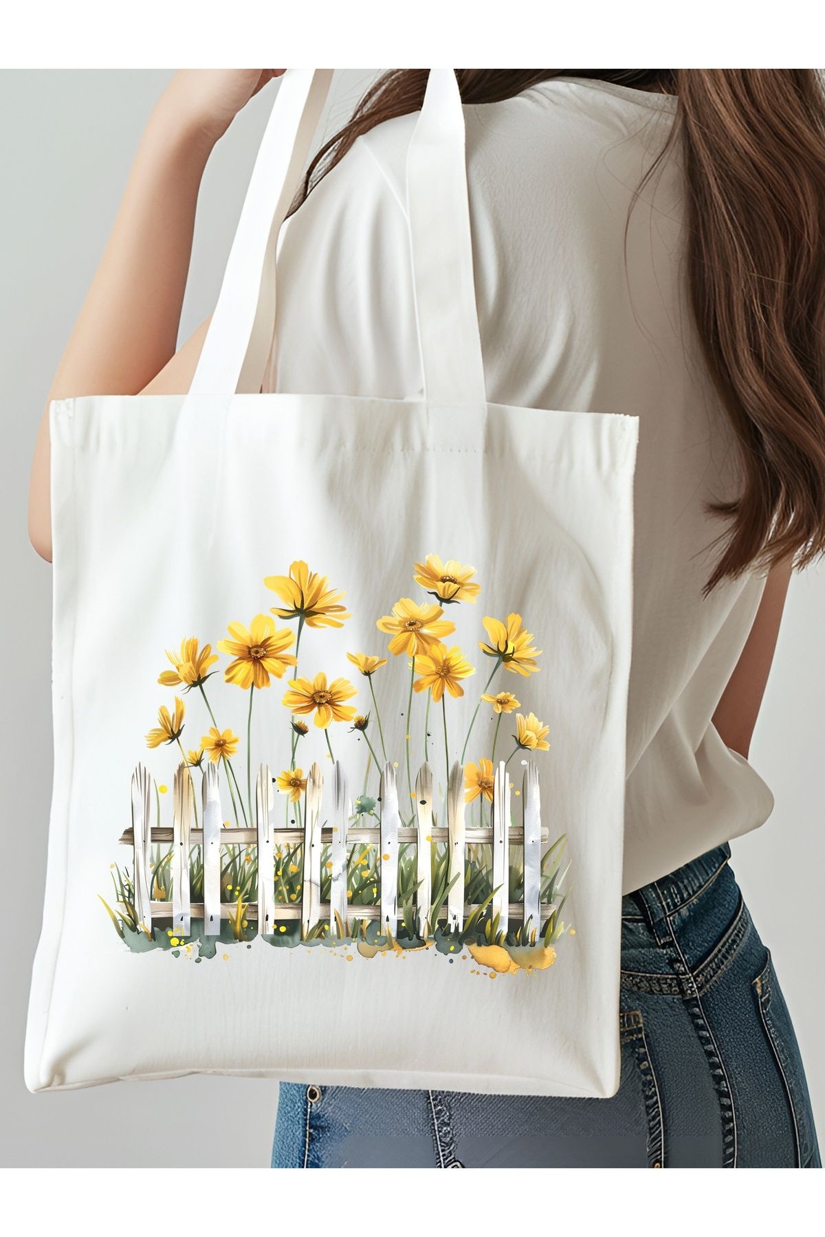 NKTCOLLECTİON Omuz Çantası, Plaj Çantası, Tote bag, Kadın Çanta, Bez Çanta, Çanta