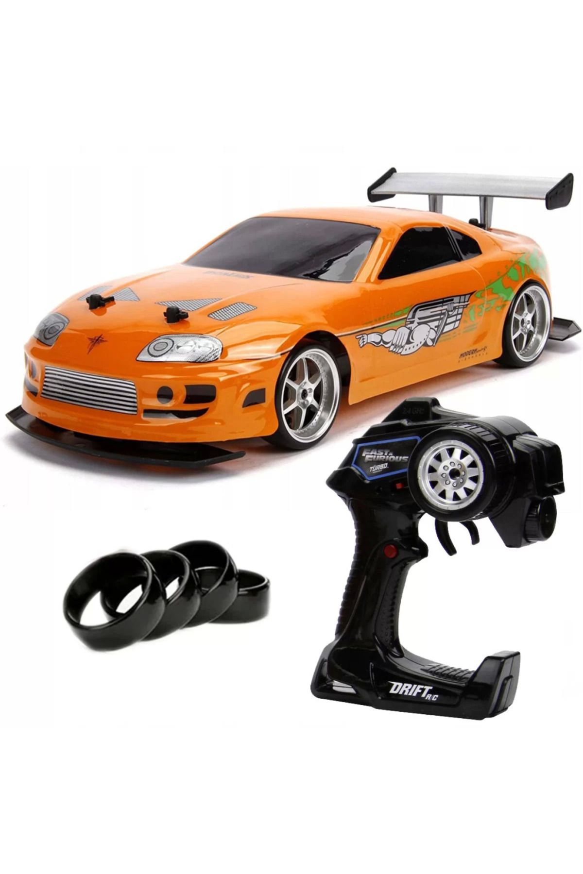 Skygo 1:10 Fast & Furious 1995 Kumandalı Brian's Toyota Supra Drift Turbo Araba