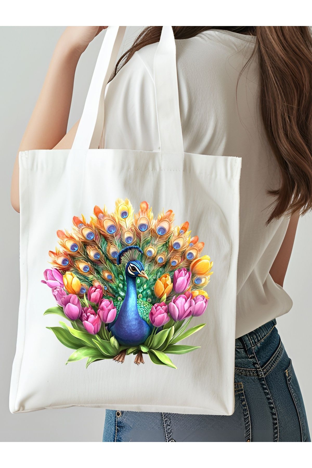 NKTCOLLECTİON Omuz Çantası, Plaj Çantası, Tote bag, Kadın Çanta, Bez Çanta, Çanta