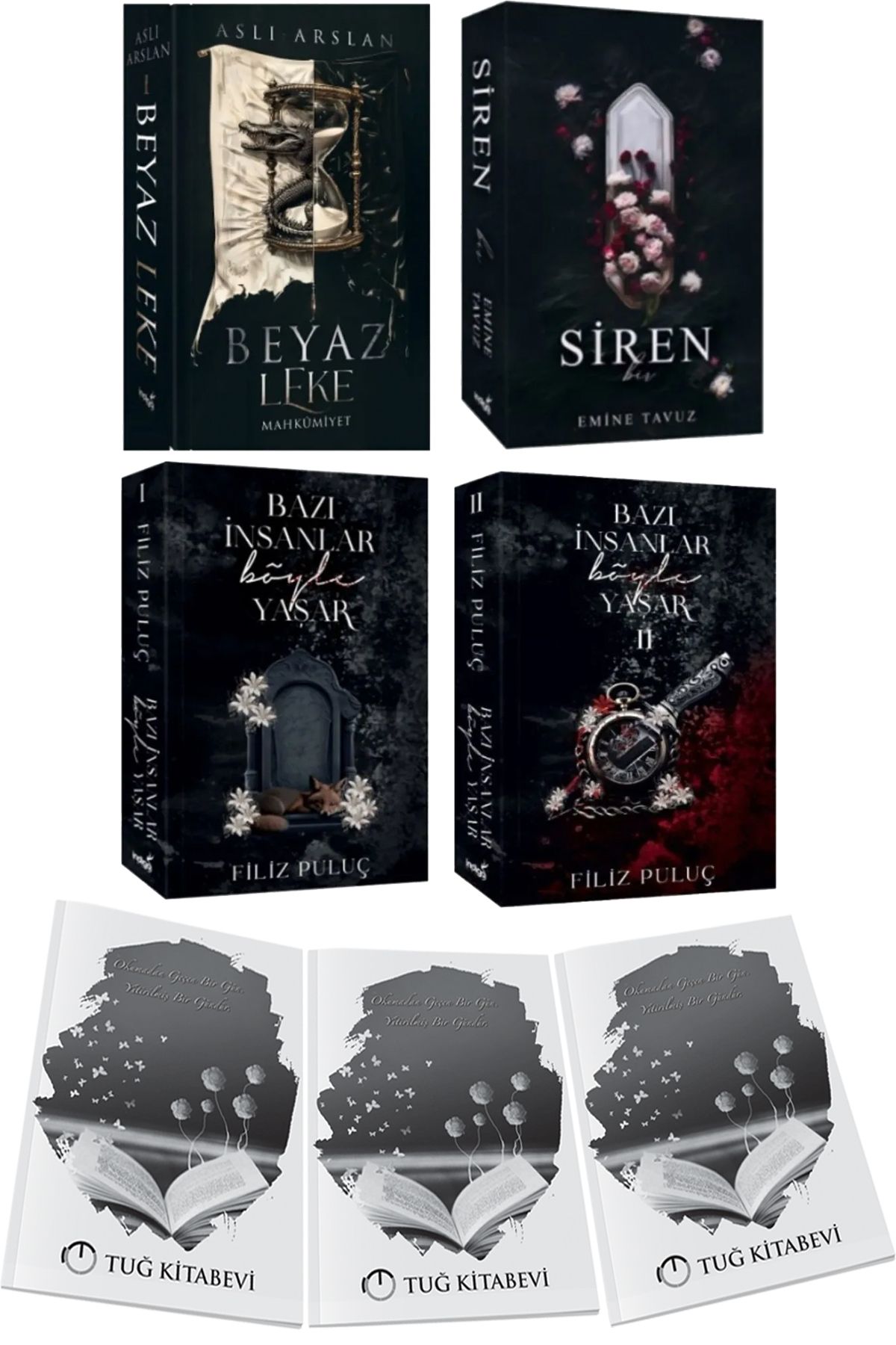 İndigo Kitap Beyaz Leke, Siren, Bazı İnsanlar Böyle Yaşar 1 Bazı İnsanlar Böyle Yaşar 2 Karton Kapak + Hediyeli