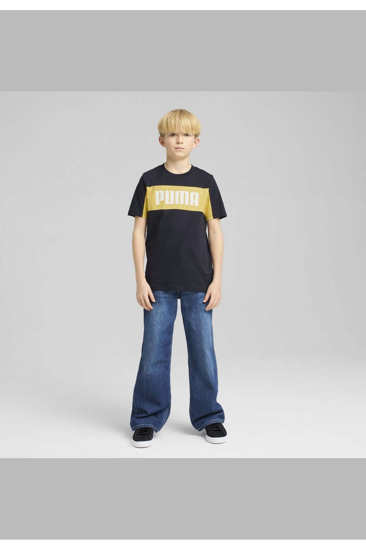 Puma-Essentials Block Tee Youth 1