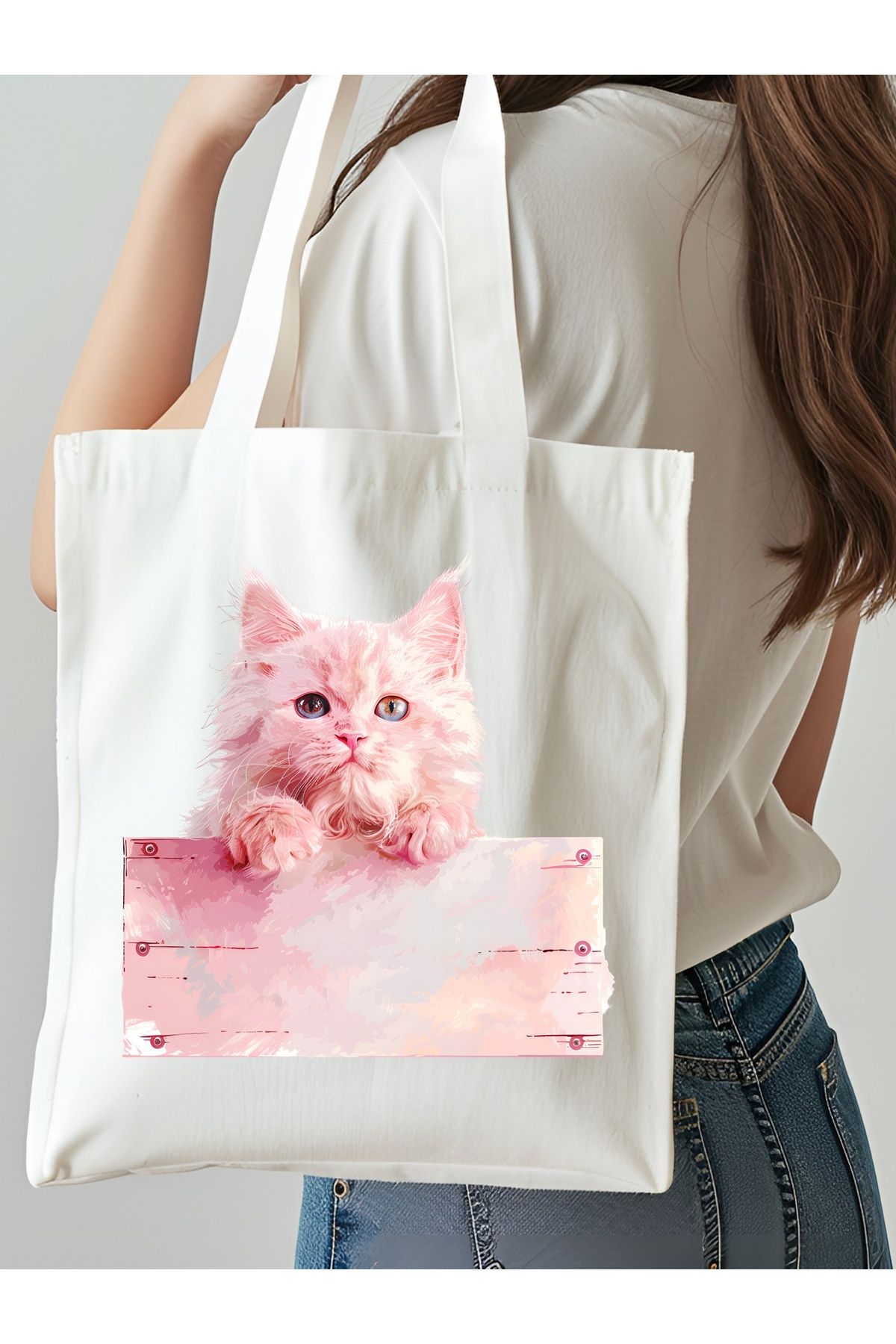 NKTCOLLECTİON Omuz Çantası, Plaj Çantası, Tote bag, Kadın Çanta, Bez Çanta, Çanta
