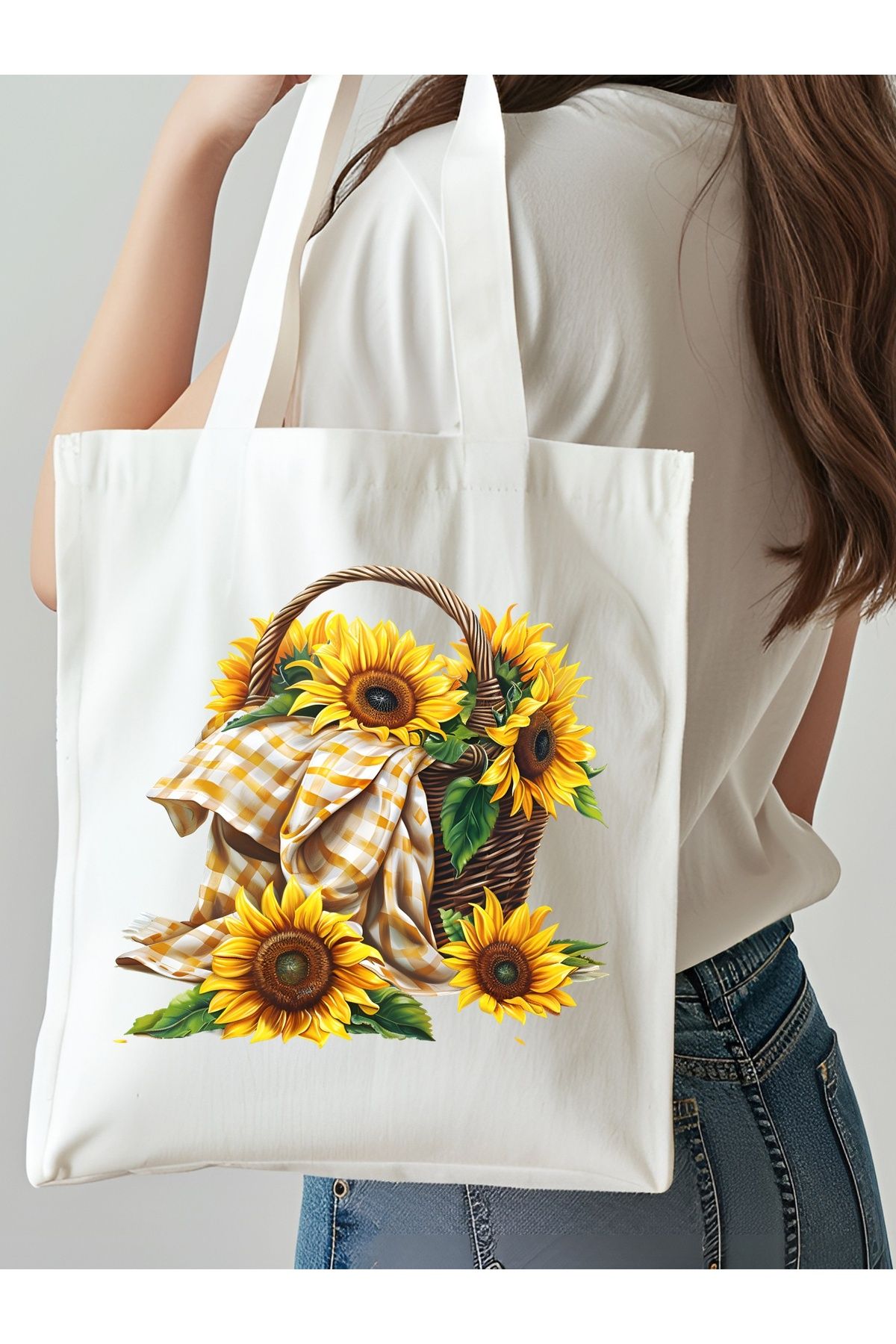 NKTCOLLECTİON Omuz Çantası, Plaj Çantası, Tote bag, Kadın Çanta, Bez Çanta, Çanta