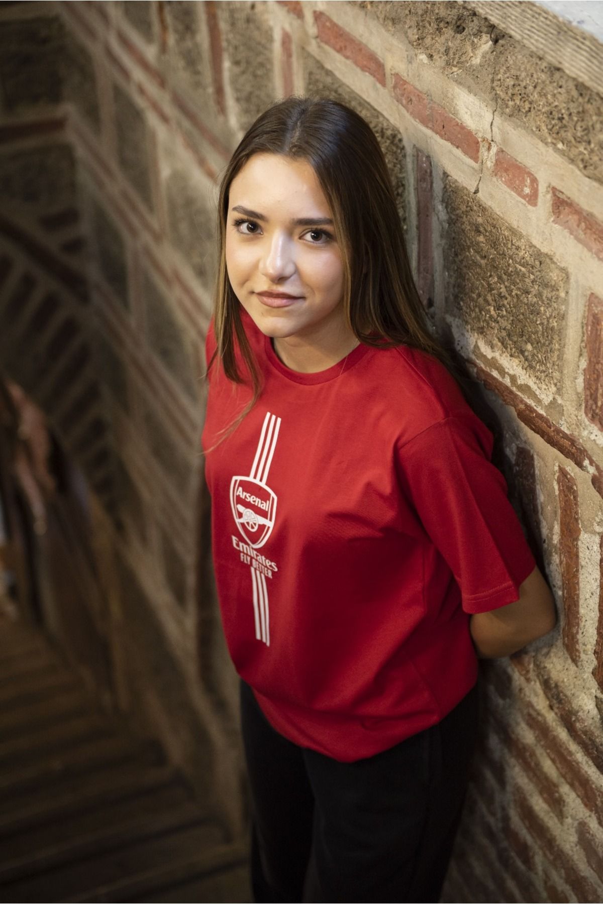 Scudetto T-Shirt Arsenal 3 çizgi Unisex Tişört
