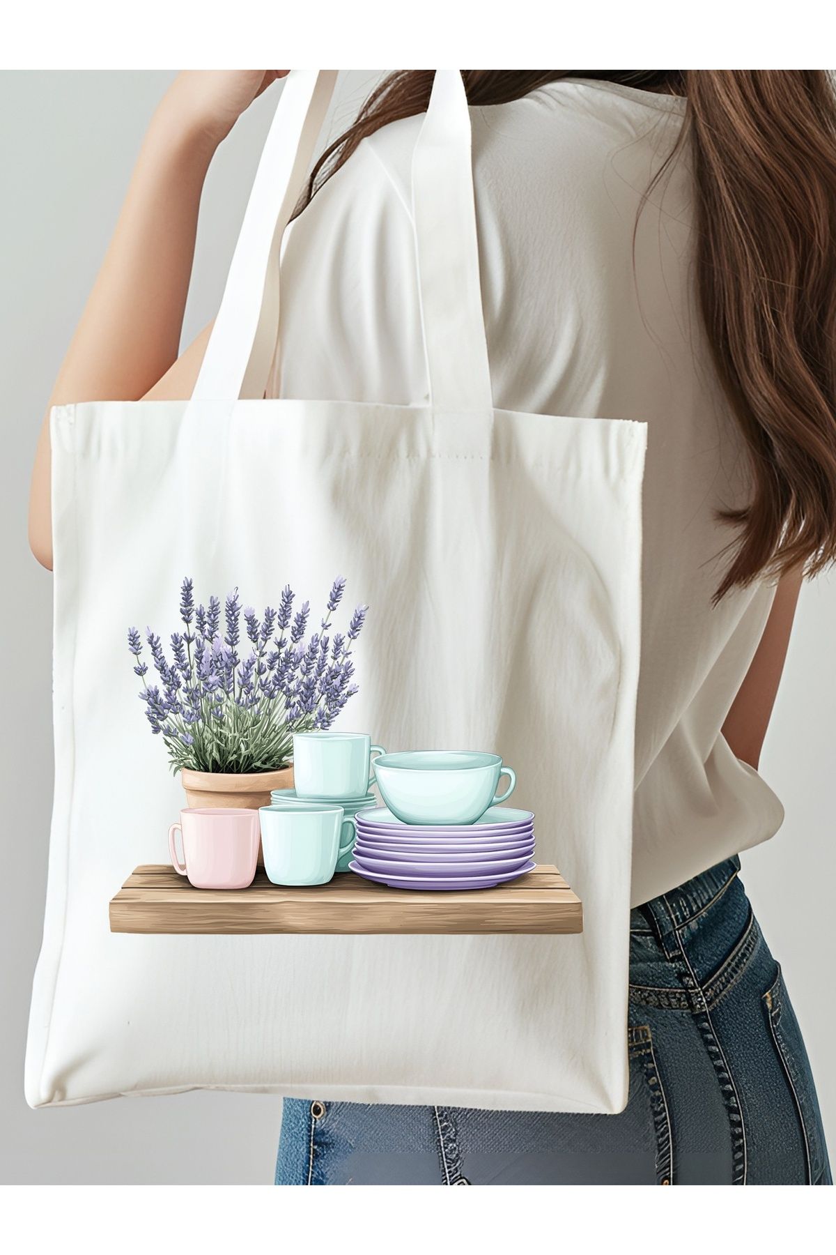 NKTCOLLECTİON Omuz Çantası, Plaj Çantası, Tote bag, Kadın Çanta, Bez Çanta, Çanta
