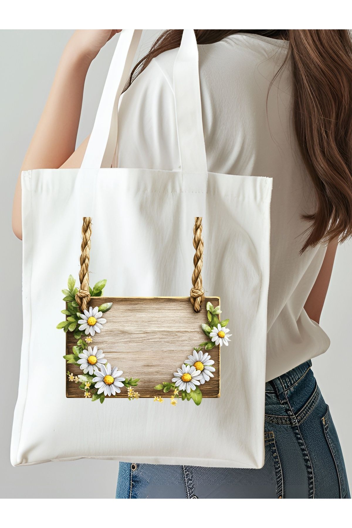 NKTCOLLECTİON Omuz Çantası, Plaj Çantası, Tote bag, Kadın Çanta, Bez Çanta, Çanta