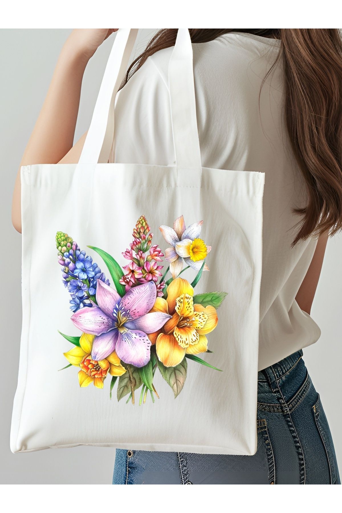 NKTCOLLECTİON Omuz Çantası, Plaj Çantası, Tote bag, Kadın Çanta, Bez Çanta, Çanta
