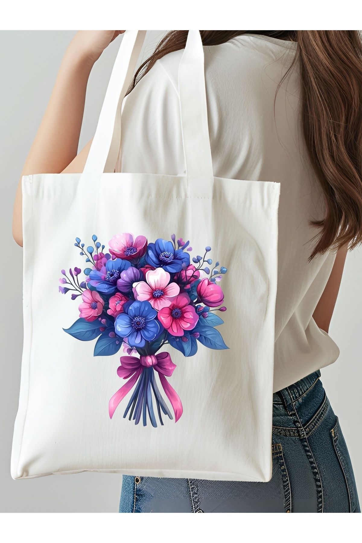 NKTCOLLECTİON Omuz Çantası, Plaj Çantası, Tote bag, Kadın Çanta, Bez Çanta, Çanta